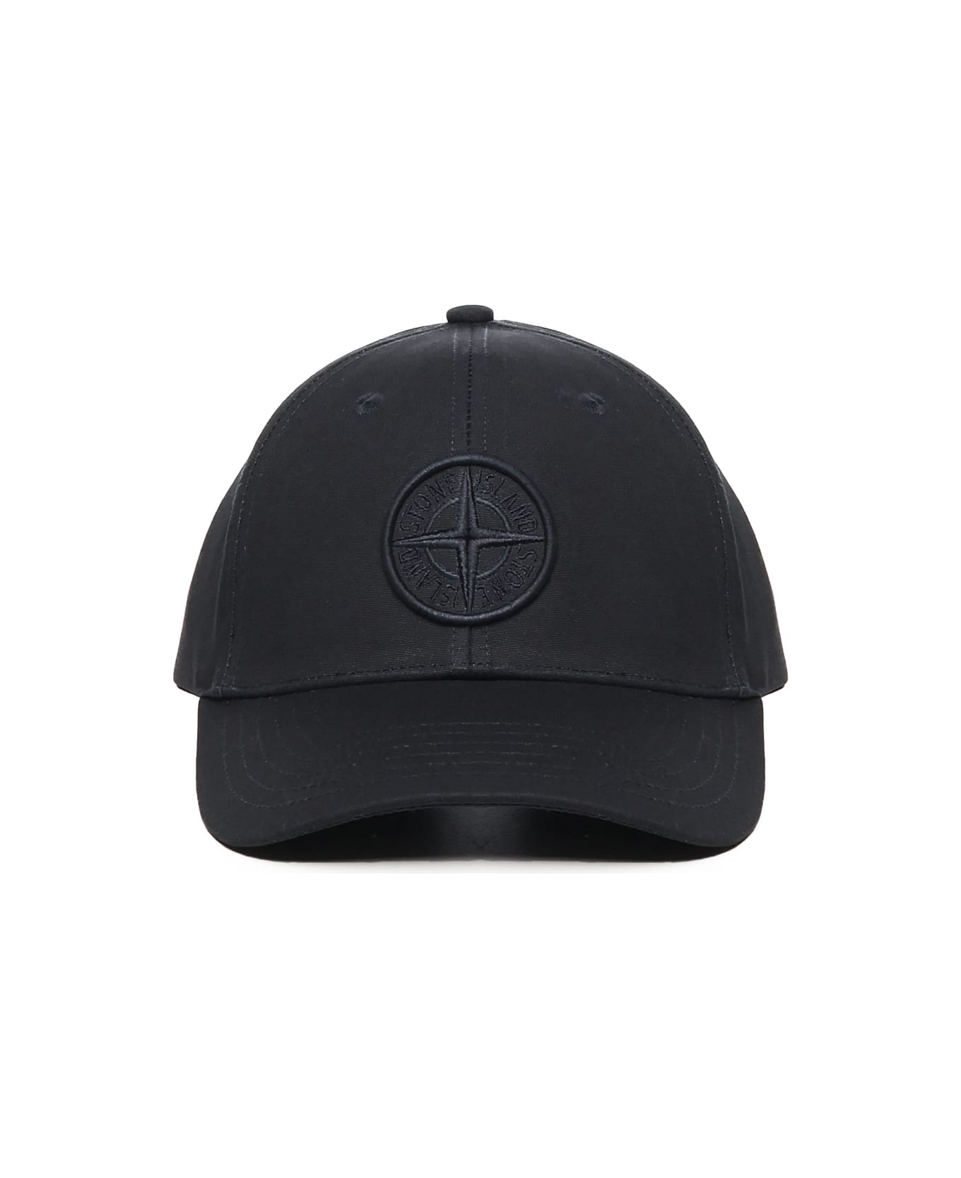 Stone Island Compass Embroidered Hat - BLUE