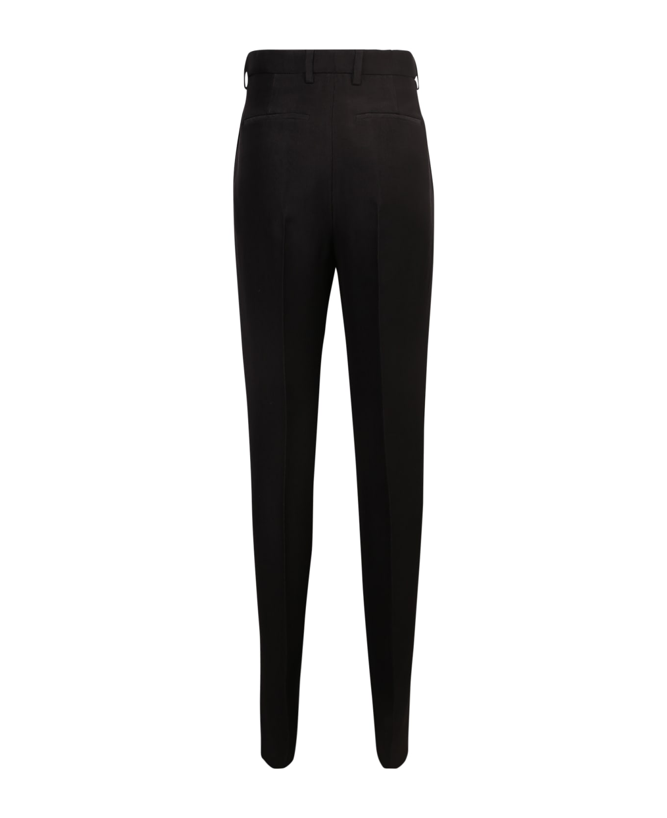 MSGM Tailored High-waisted Trousers - Black