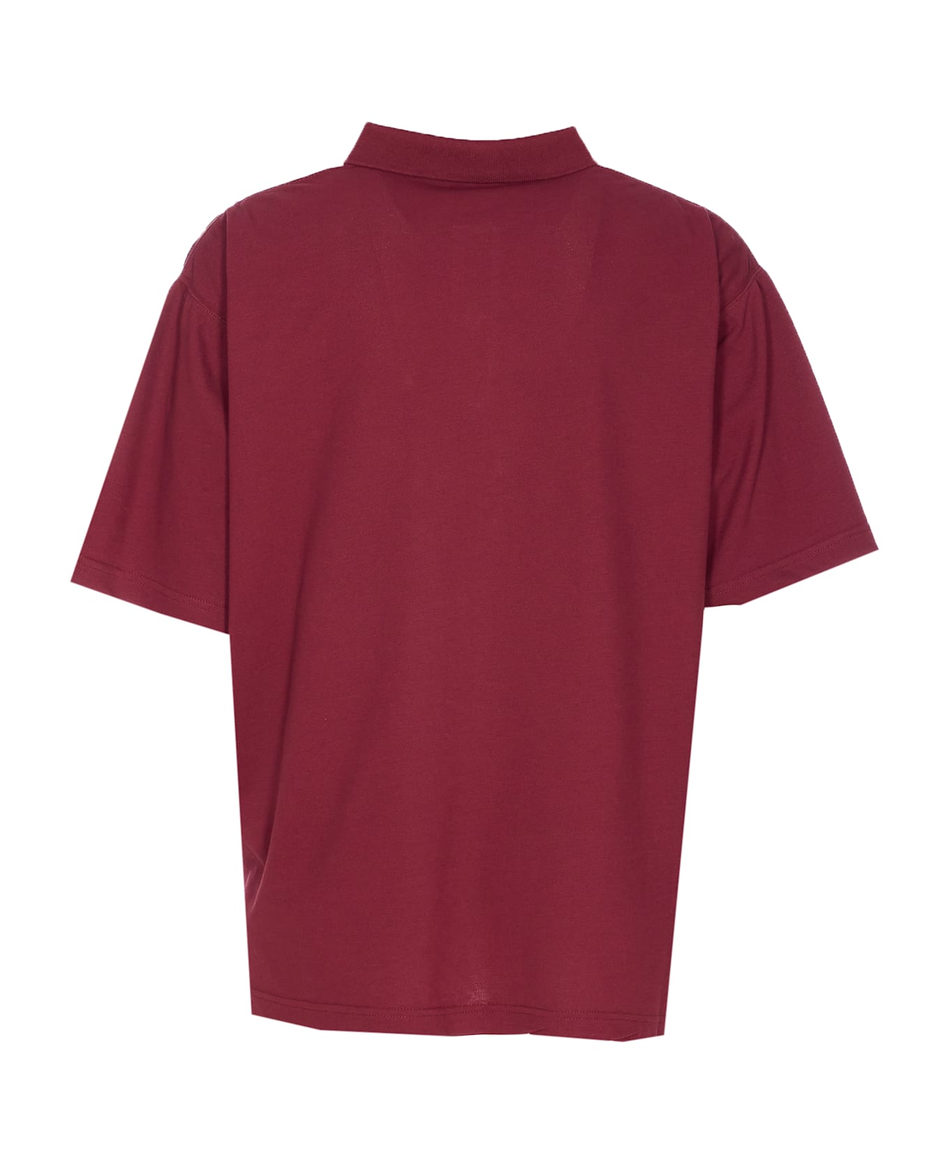 Balenciaga Nano Bb Logo Polo - Red