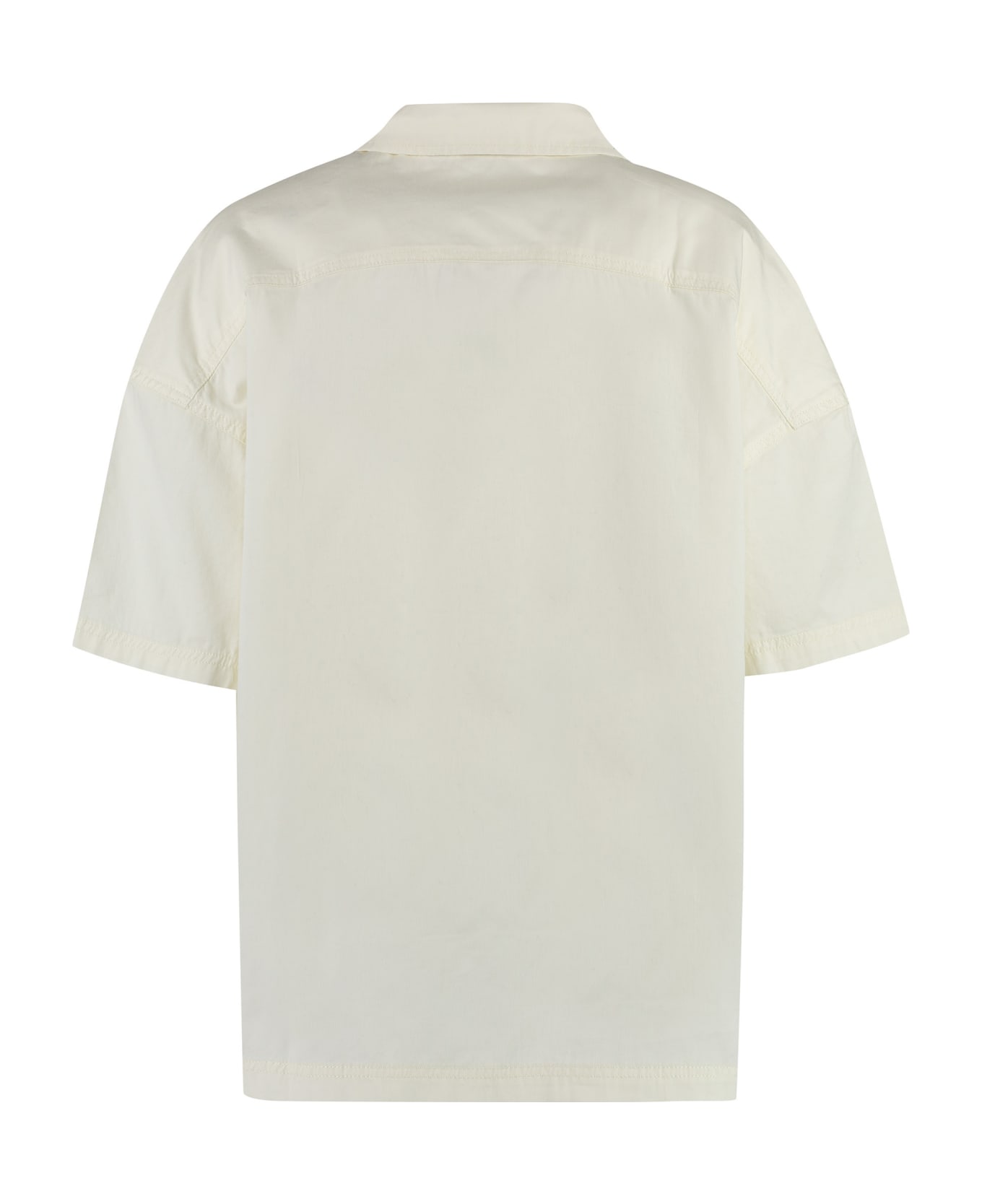 Dickies Vale Short Sleeve Cotton Shirt - Ivory
