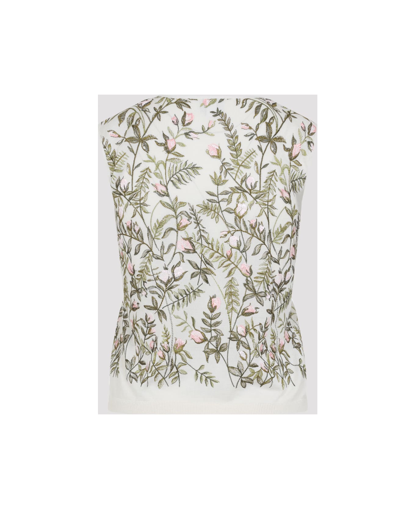 Giambattista Valli Cashmere And Silk Top - Ivory