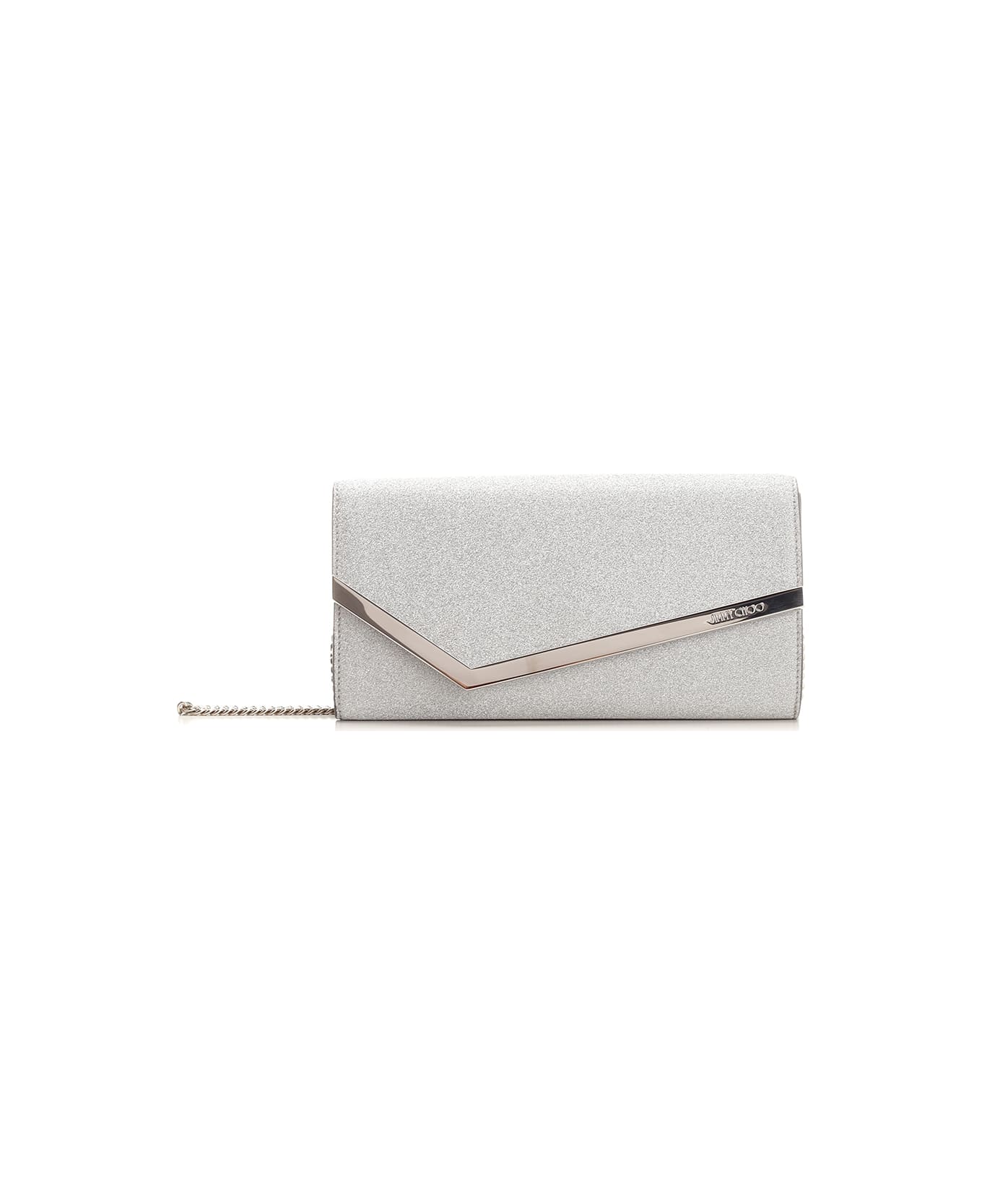 Jimmy Choo 
emmie
 Clutch Bag - Silver