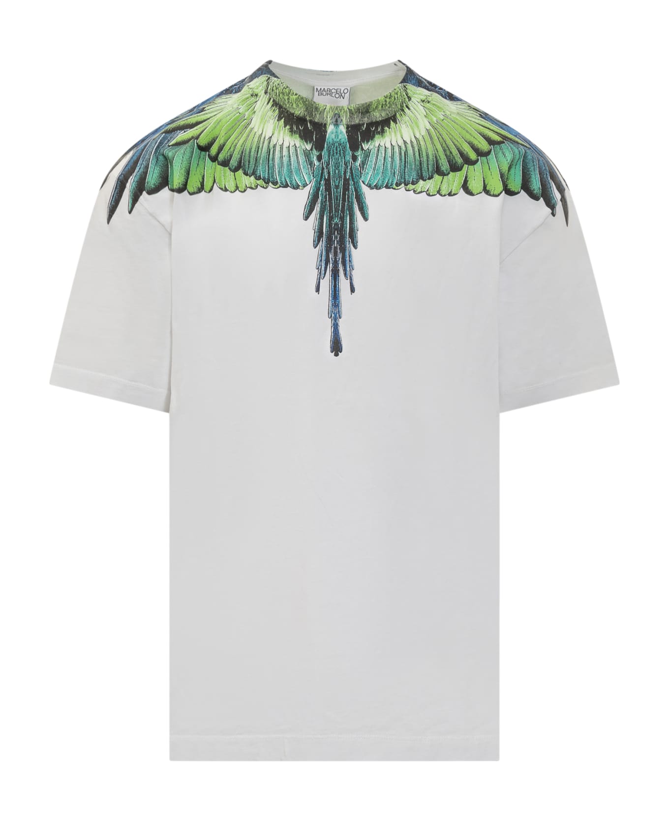 Marcelo Burlon Icon Wings T-shirt - White Light Green