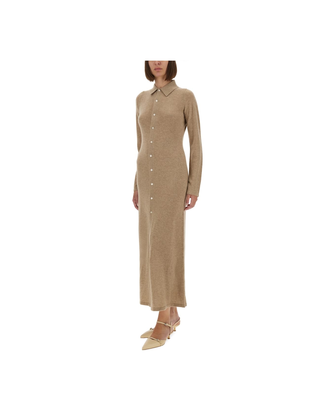 Guest in Residence Cashmere "showtime" Dress - NUDE