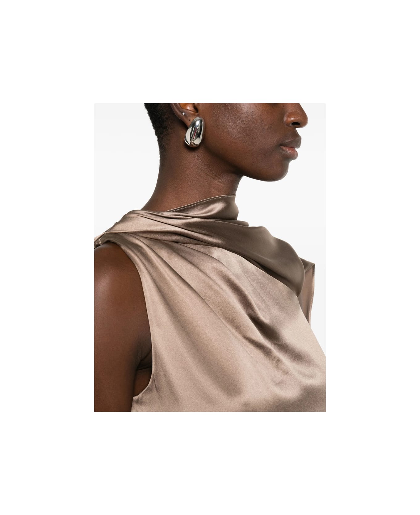 Max Mara Pianoforte Dress - NEUTRALS