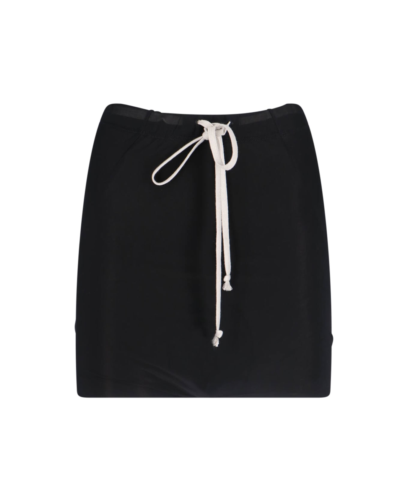 Rick Owens Classic Mini Skirt - BLACK