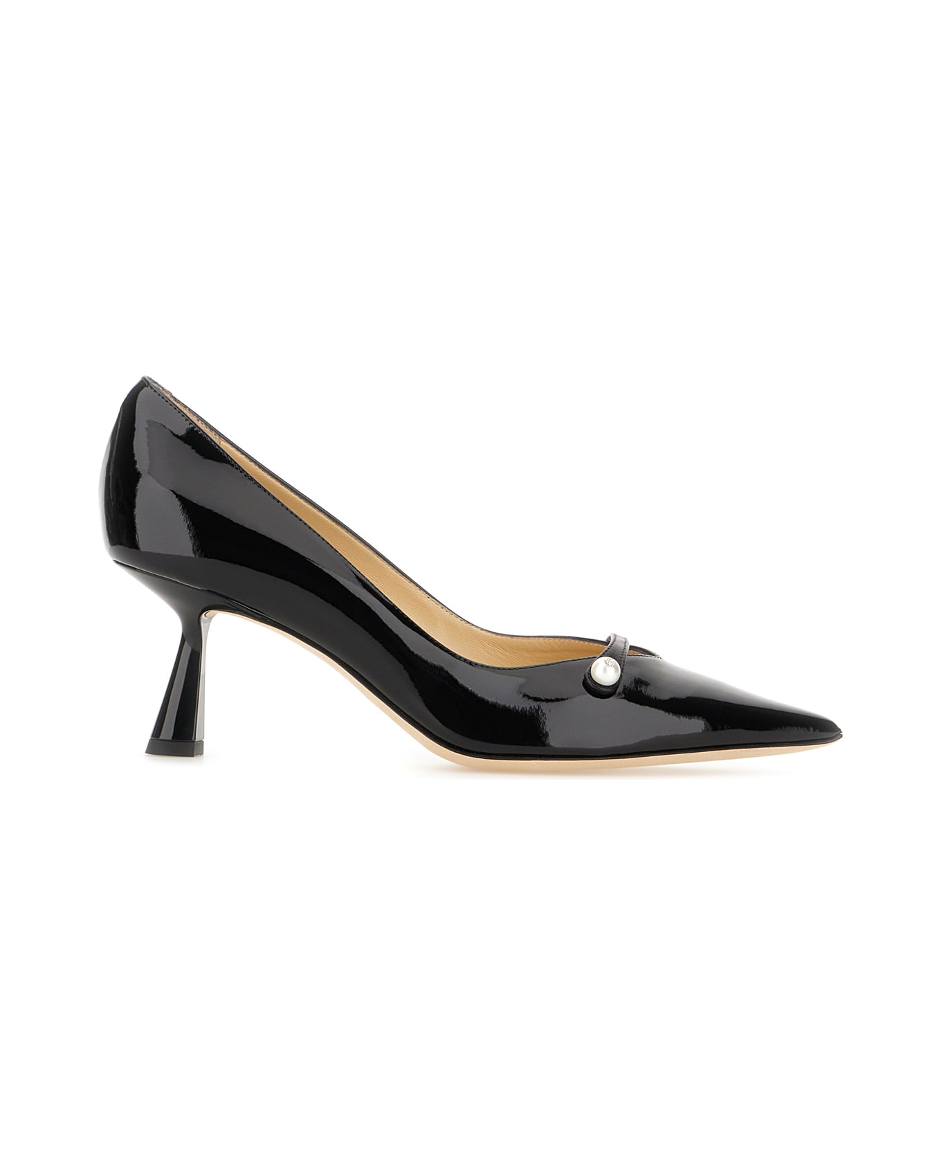 Jimmy Choo Black Leather Rosalia Pumps - BLACKBLACK