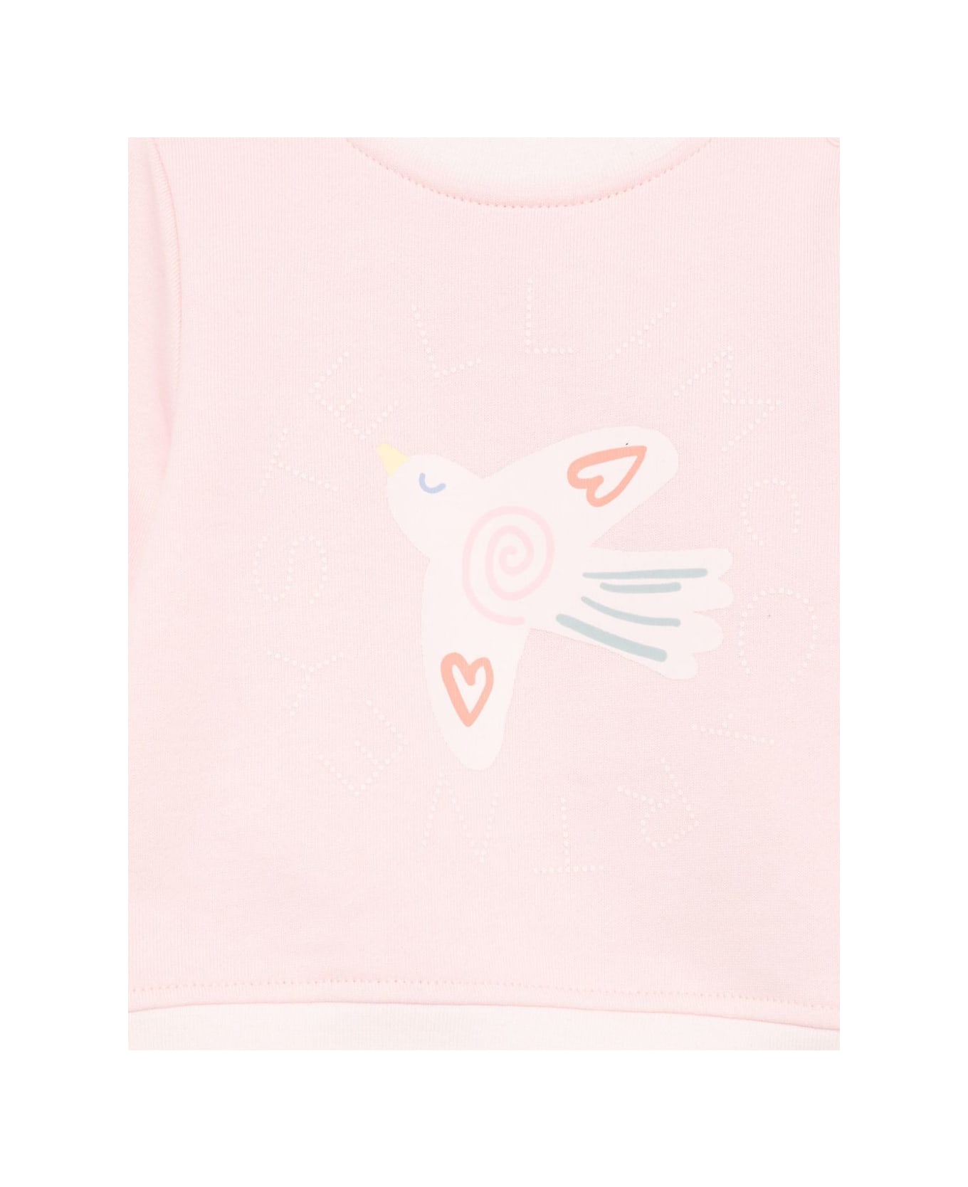 Stella McCartney Kids Long-sleeved Crewneck Sweatshirt - Pink