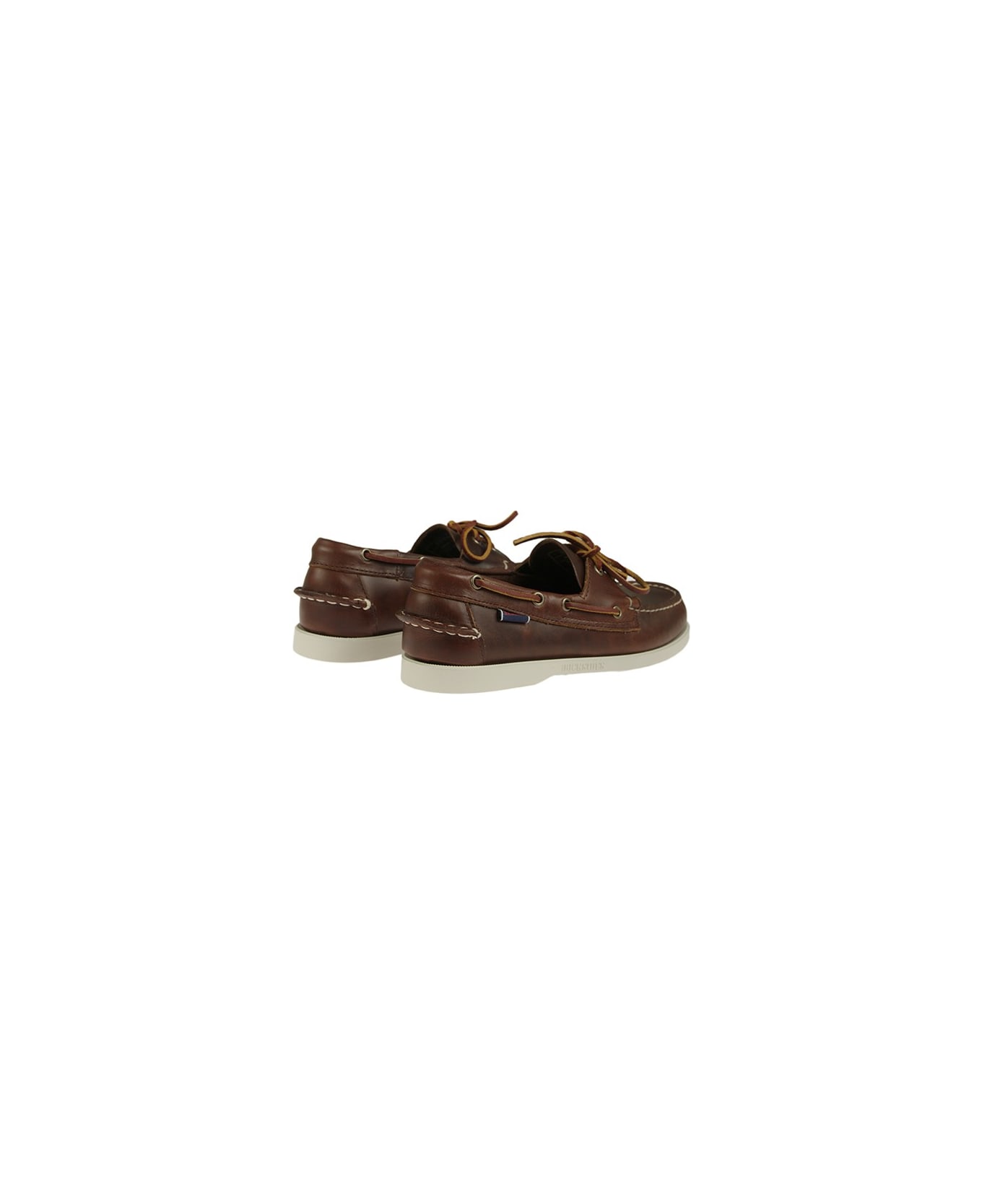 Sebago Docksides Portland Waxed Shoes - Marrone