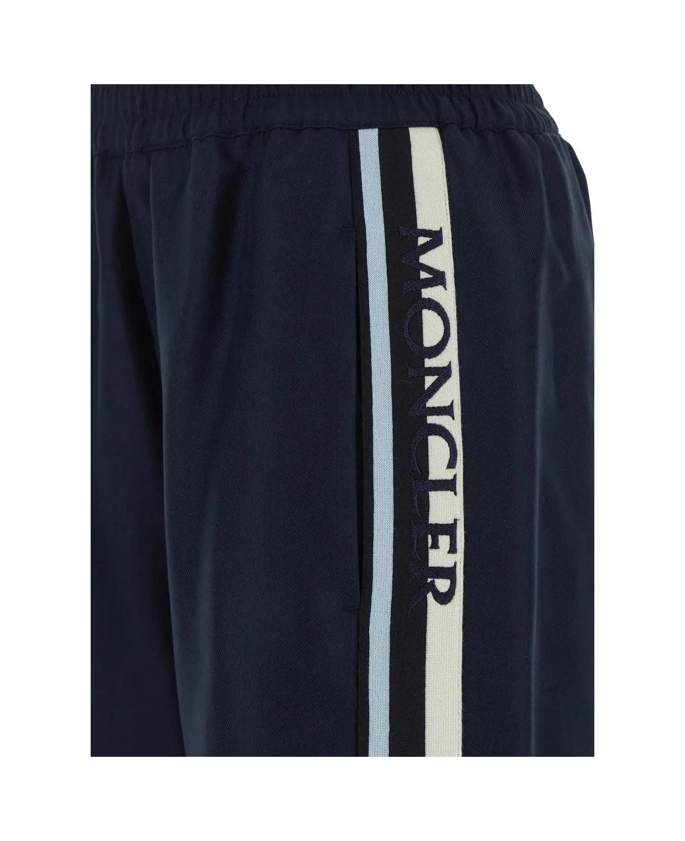 Moncler Logoed Sweatpants - Blu