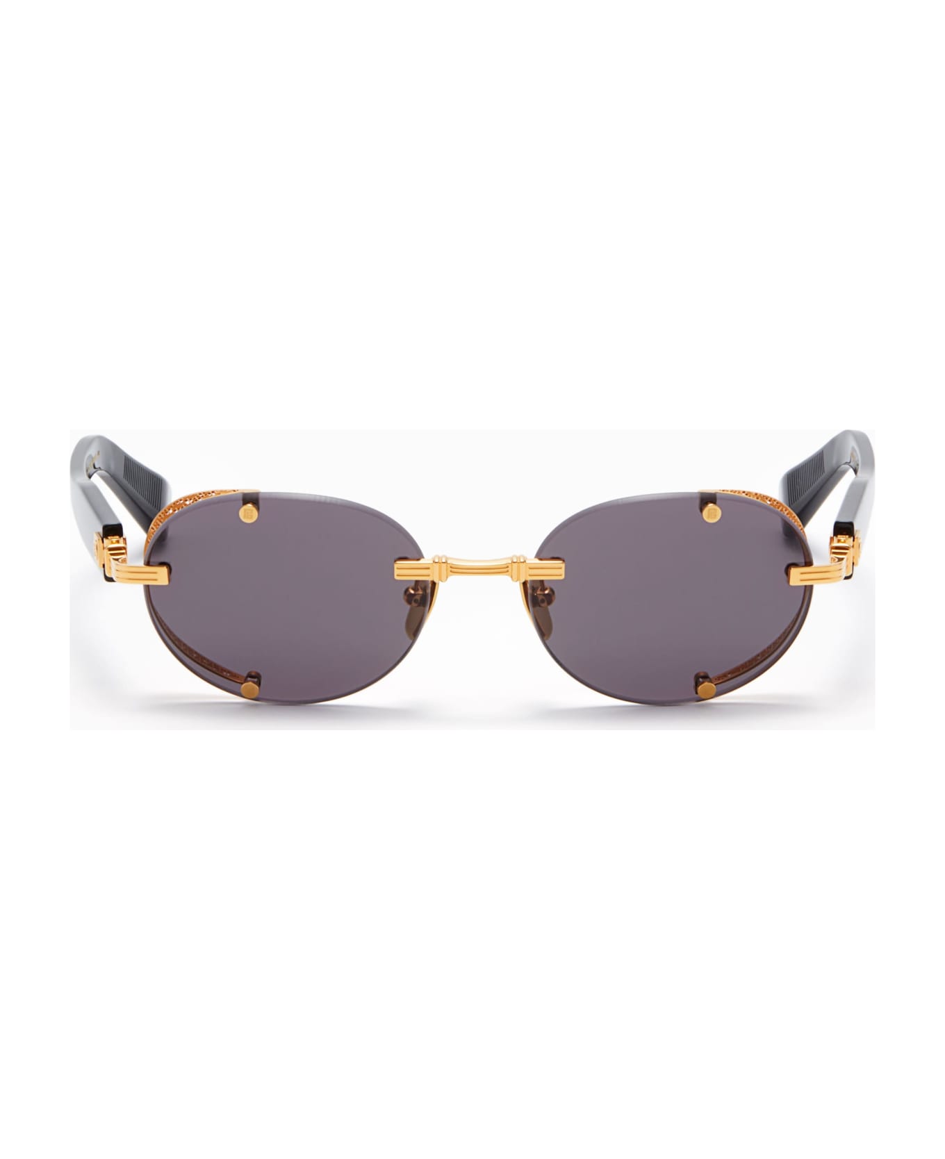 Balmain Monsieur - Yellow Gold / Black Sunglasses - gold/black