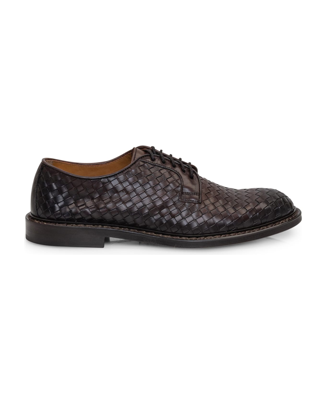 Doucal's Derby Woven Lace-up - FDO T.MORO