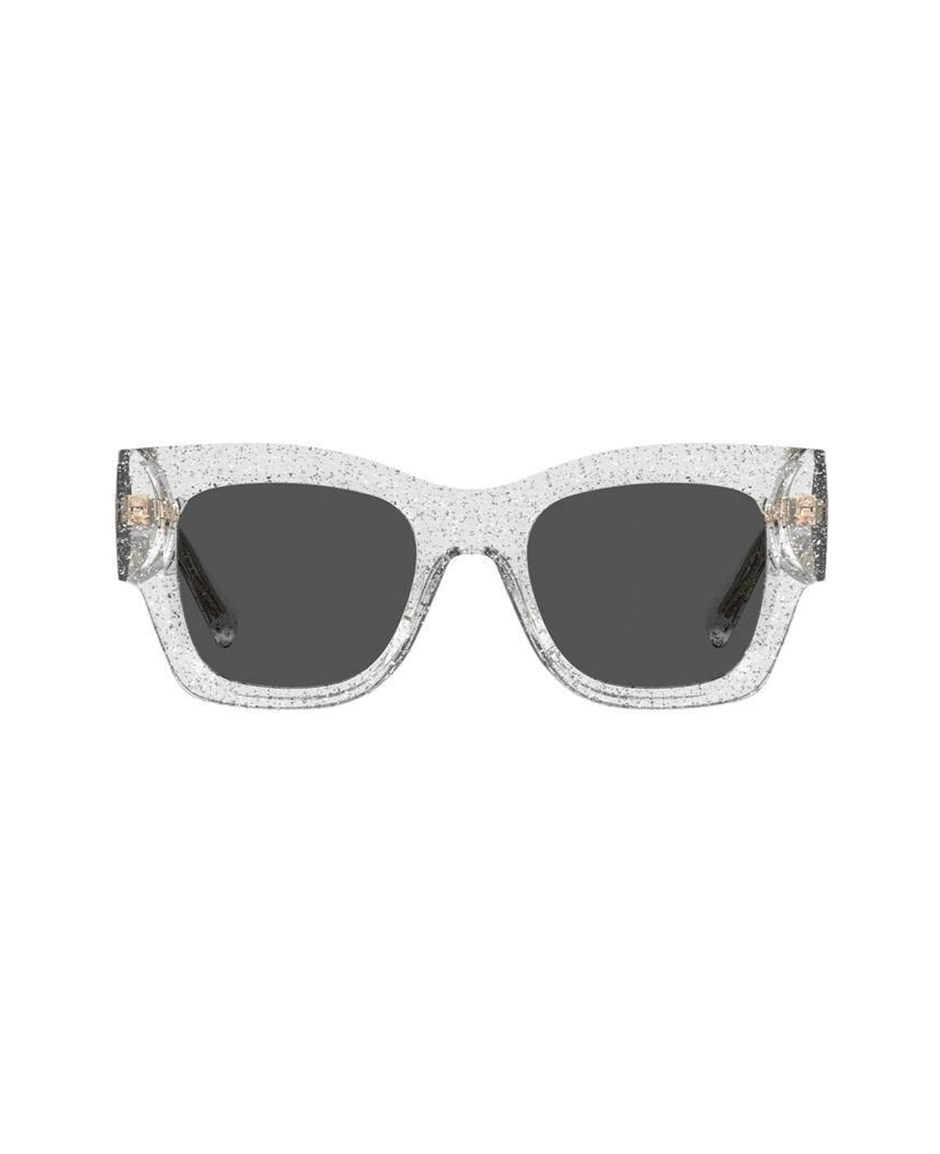 Chiara Ferragni Cf 7023/s Mxv/ir Glitter Slvr Sunglasses - Trasparente