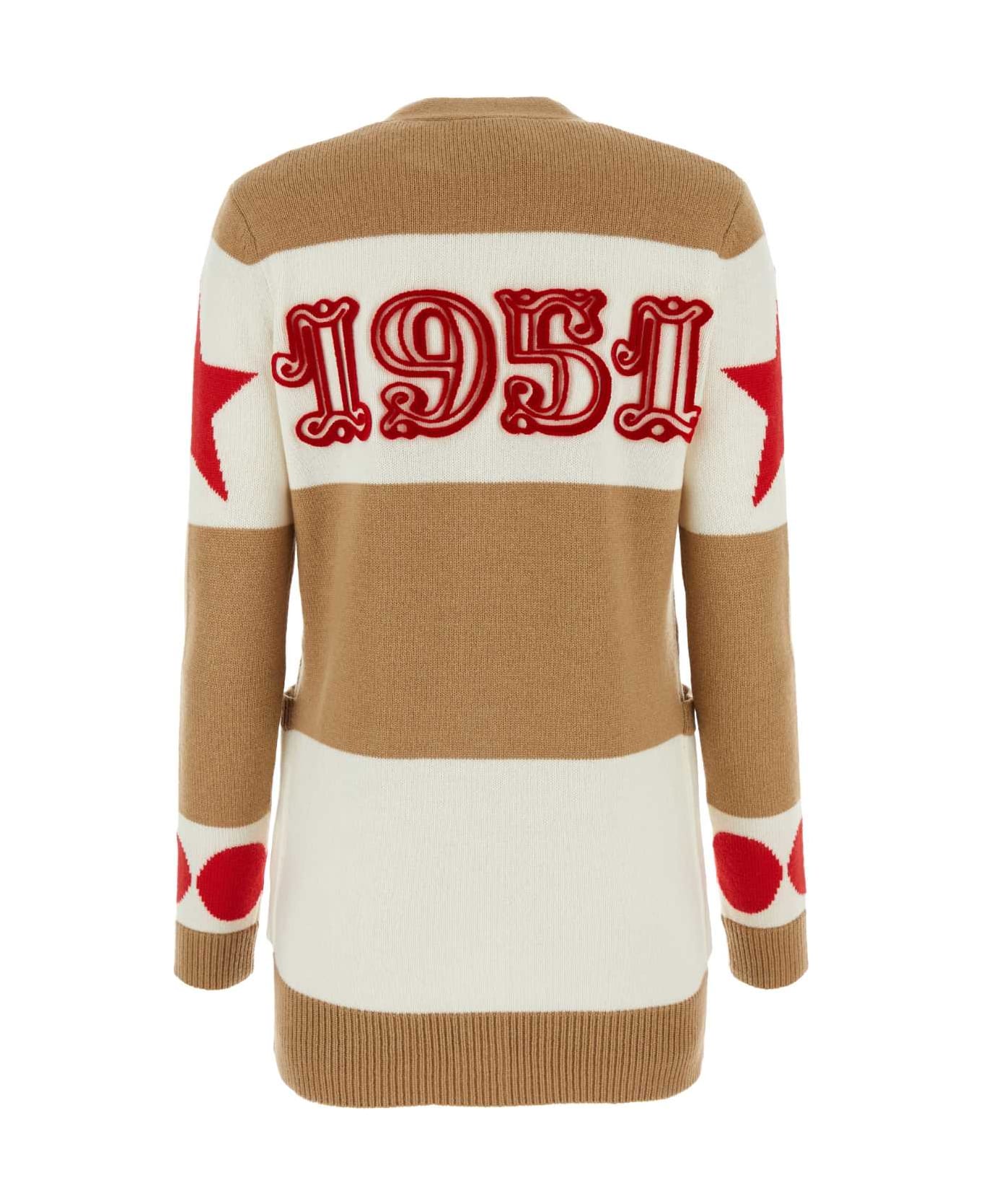 Max Mara Embroidered Wool Blend Valido Cardigan フリース 通販 | italist ...