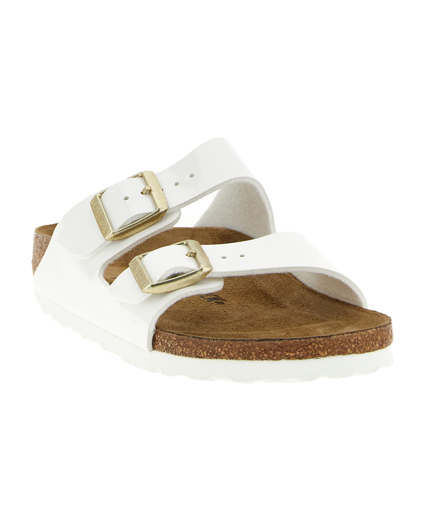 Birkenstock 'arizona Bs' Sandals - White