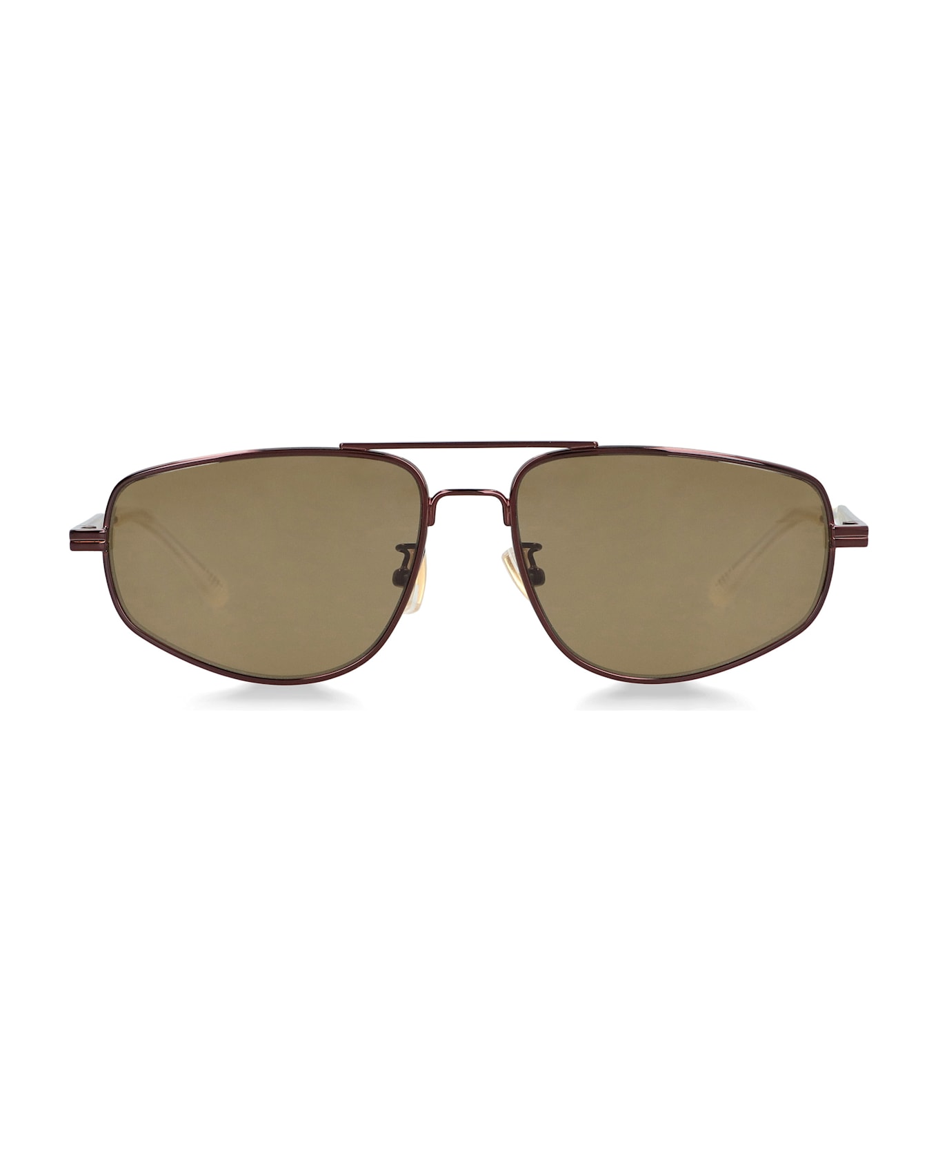 Bottega Veneta Pilot Sunglasses - brown