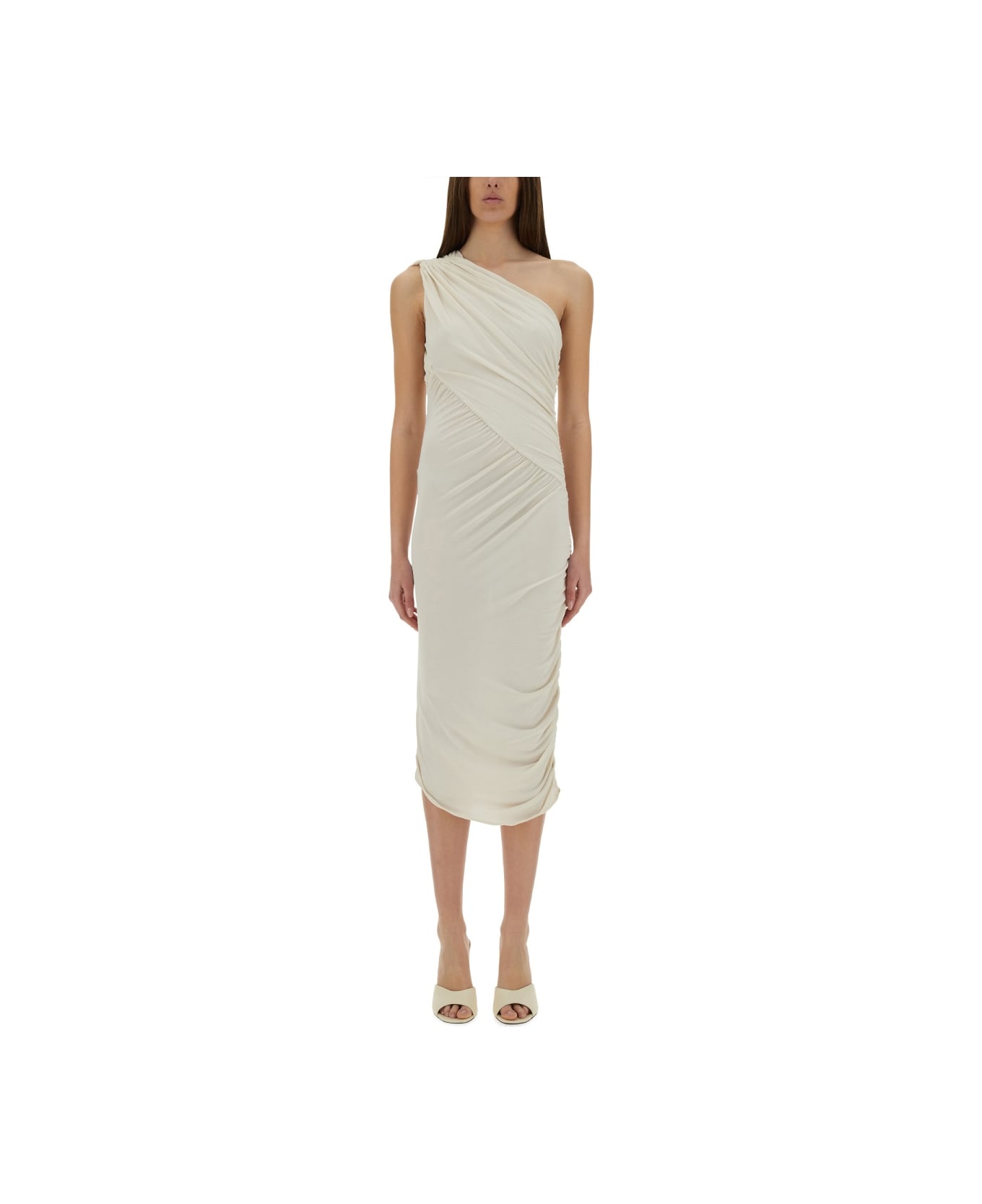 Rick Owens Lilies Long Dress "amira" - WHITE