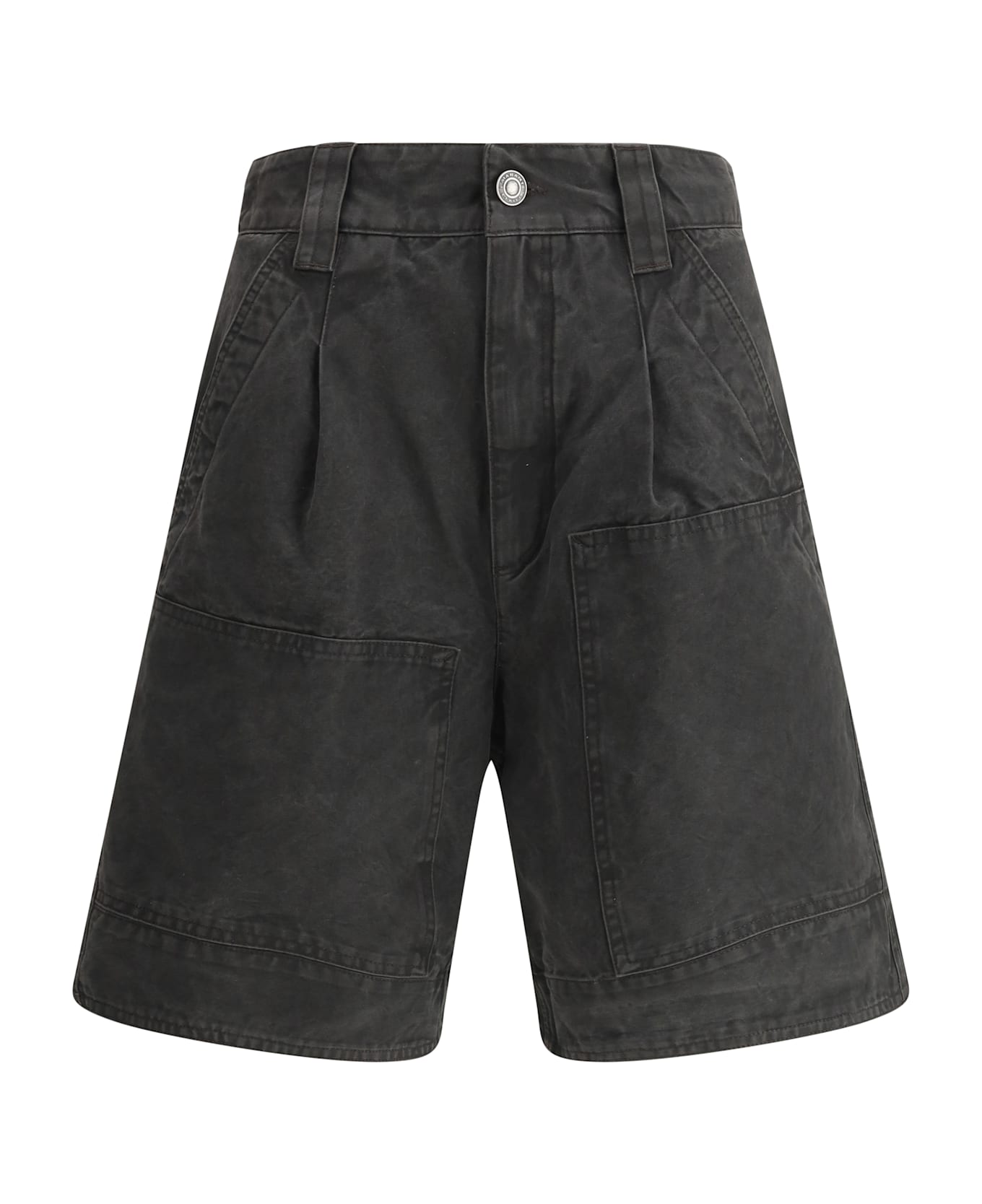 Marant Étoile Oversized Katjia Shorts - Faded Black