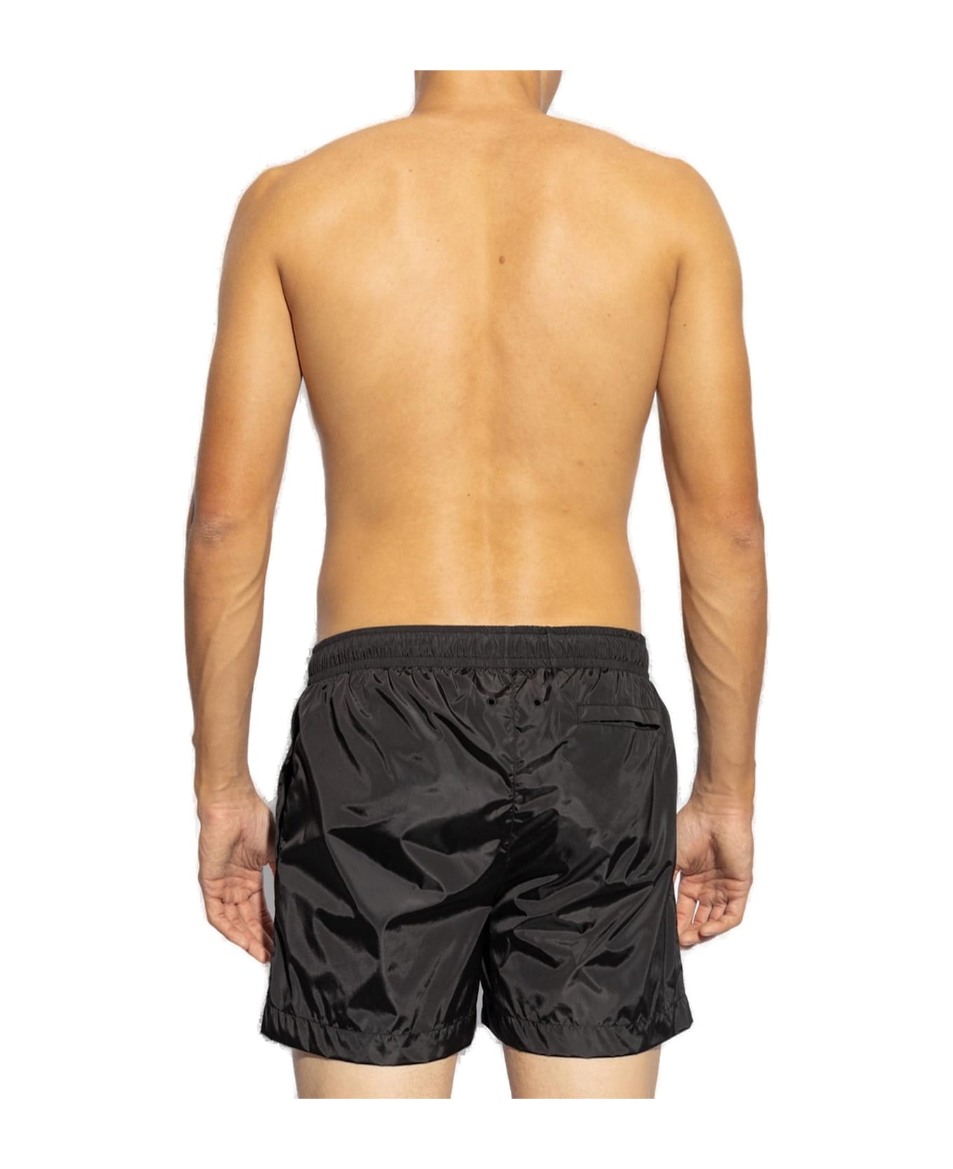 Givenchy Logo Detailed Swim Shorts - BLACK