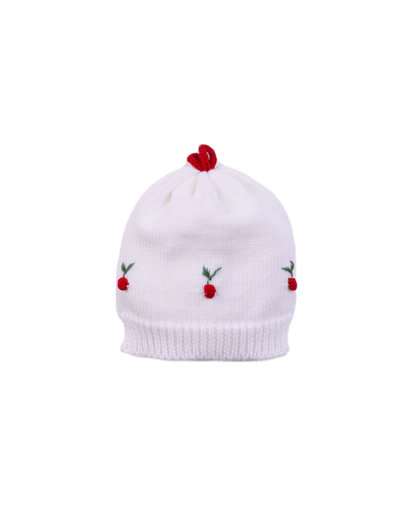 Piccola Giuggiola Cotton Hat - White アクセサリー＆ギフト