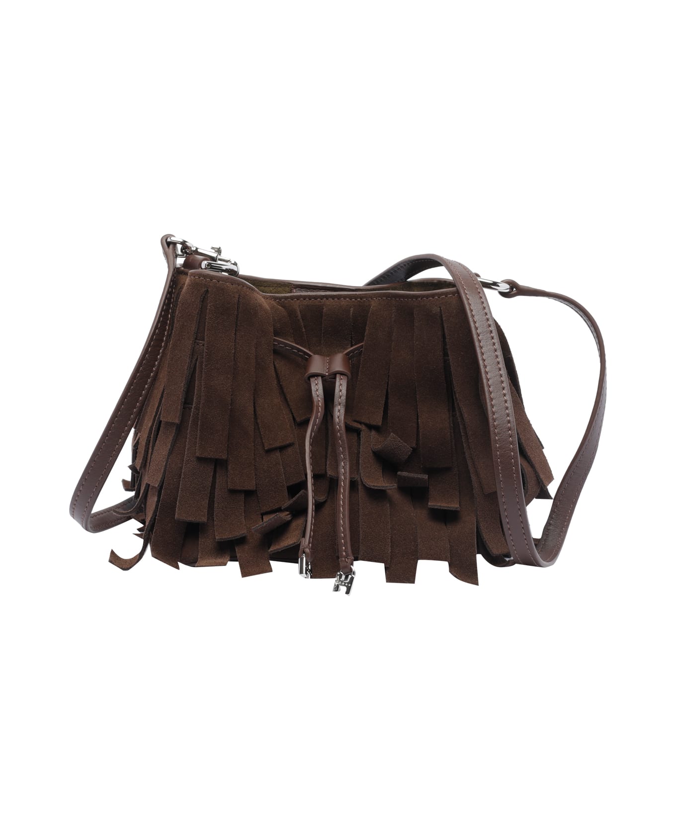 Hogan Mini Hocket Bucket Bag - Brown