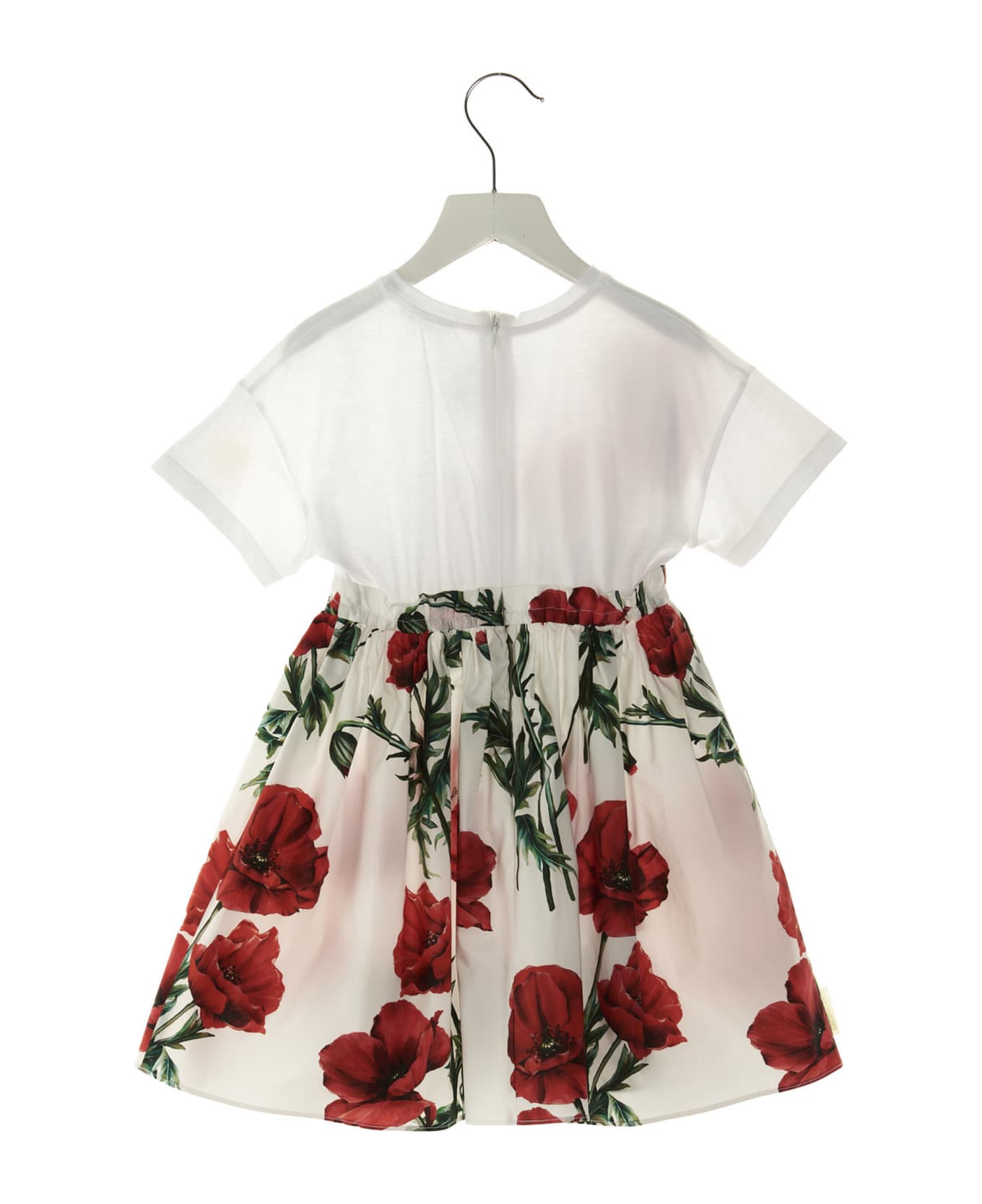 Dolce & Gabbana 'papaveri' Dress - Multicolor