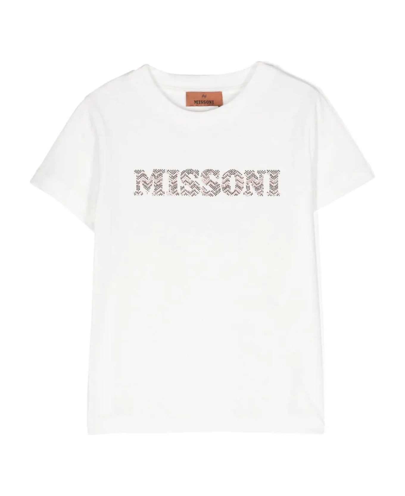Missoni Kids Missoni T-shirts And Polos White - ivory/gold