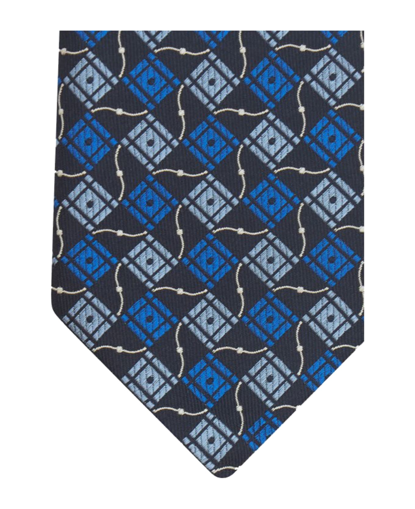 Etro 8 Cm Tie - Blue ネクタイ