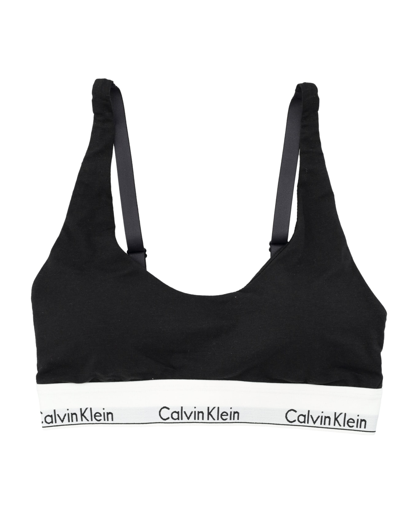 Calvin Klein Lightly Lined Bralette - NERO