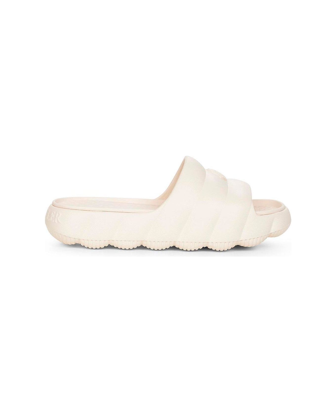 Moncler Lilo Quilted Sandals - WHITE