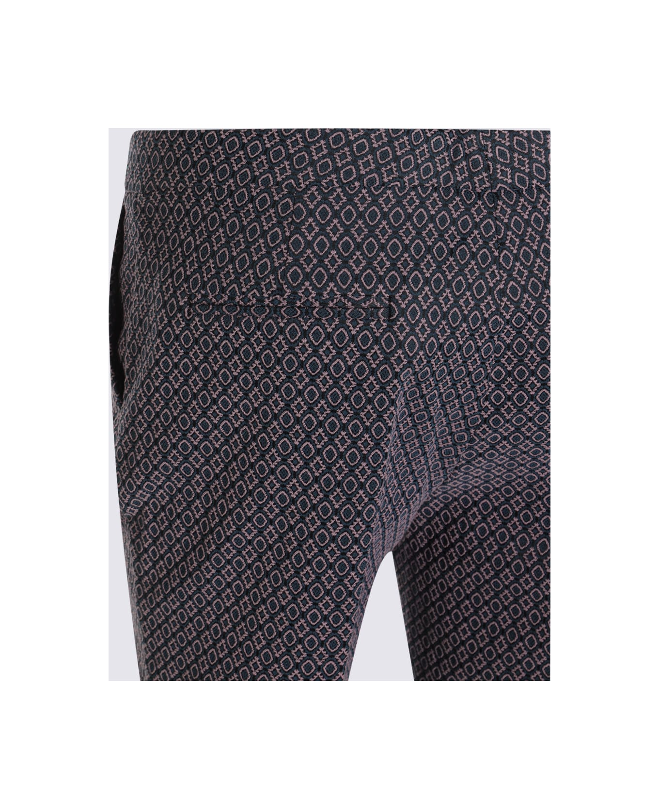 Etro Navy Pants - Blue