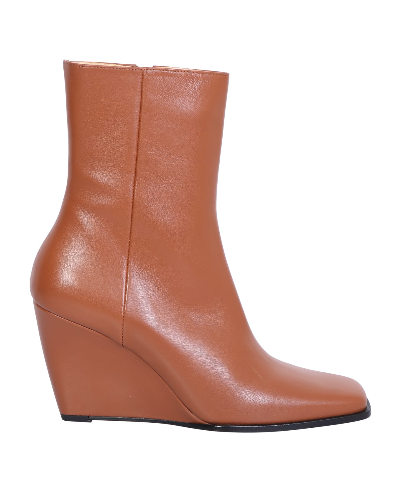 Wandler Brown Gaia Ankle Boots - Beige