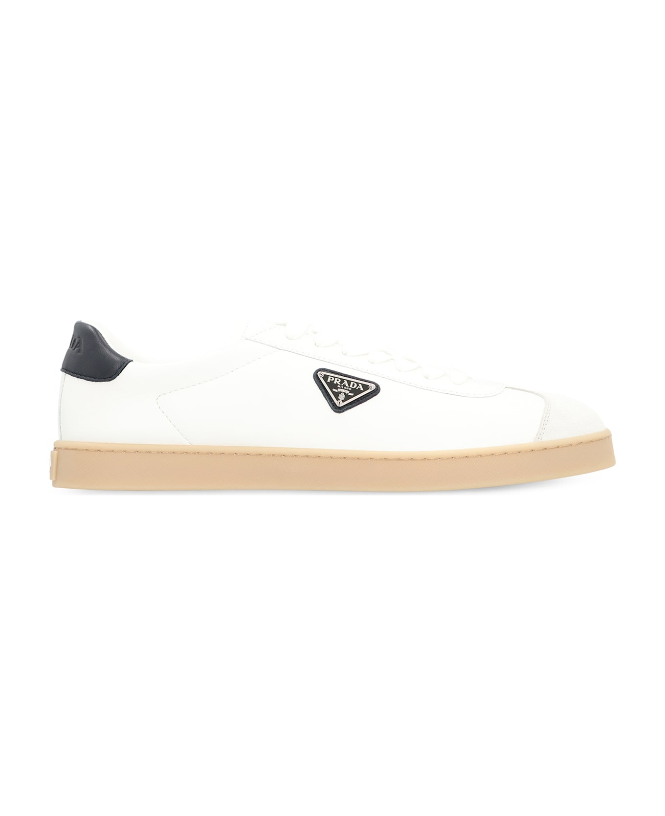 Prada Lane Low-top Sneakers - BIANCO/BLU