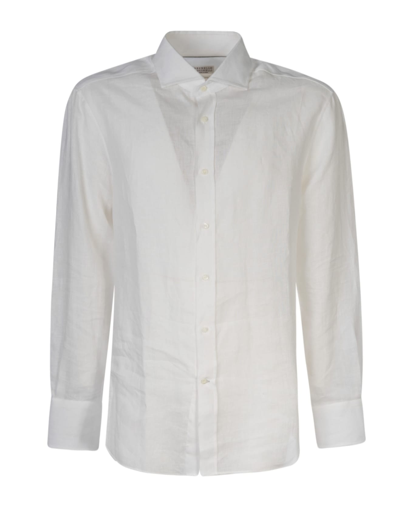 Brunello Cucinelli Long-sleeved Shirt - White