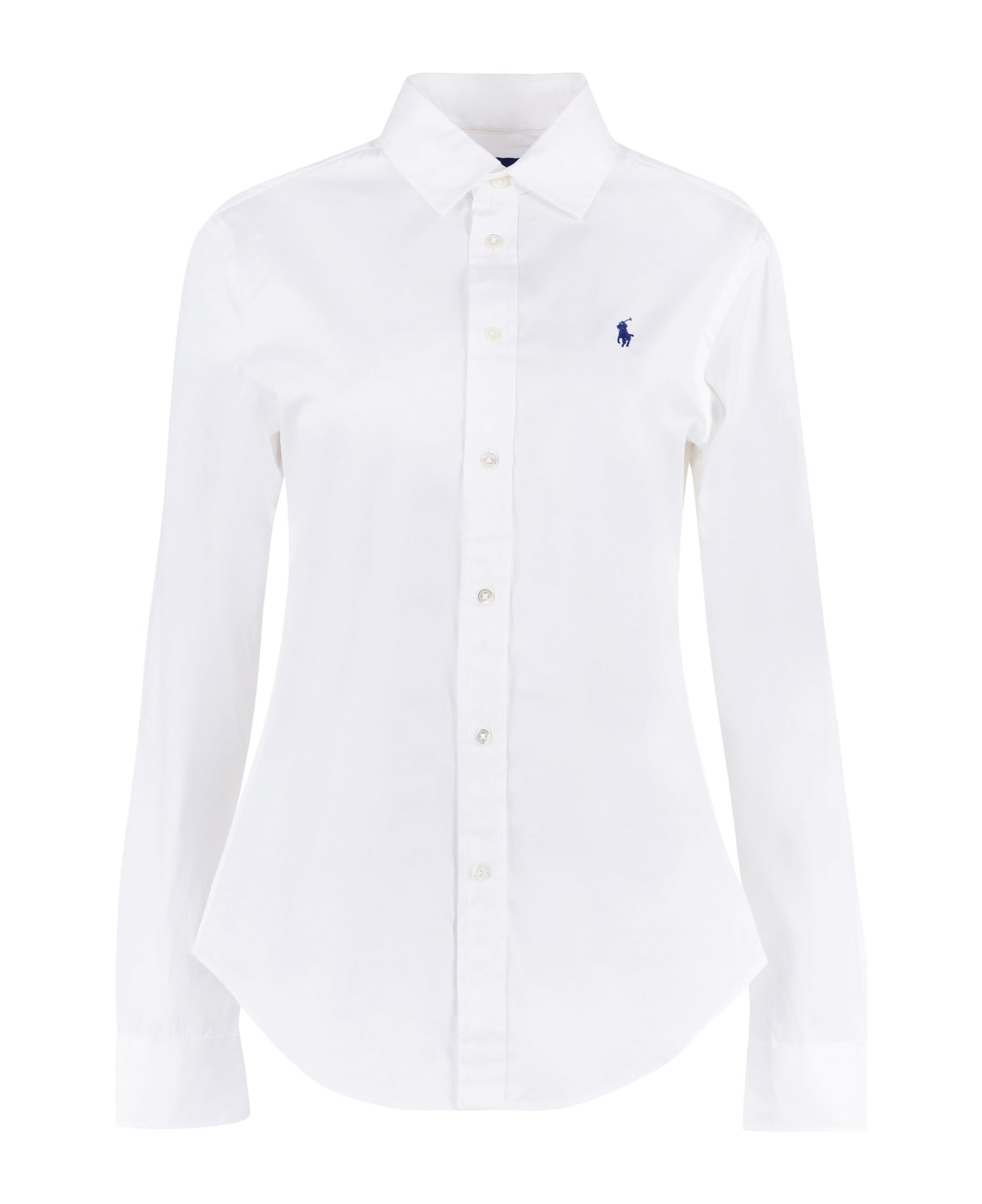 Polo Ralph Lauren Logo Embroidery Cottond Shirt Polo Ralph Lauren - WHITE シャツ