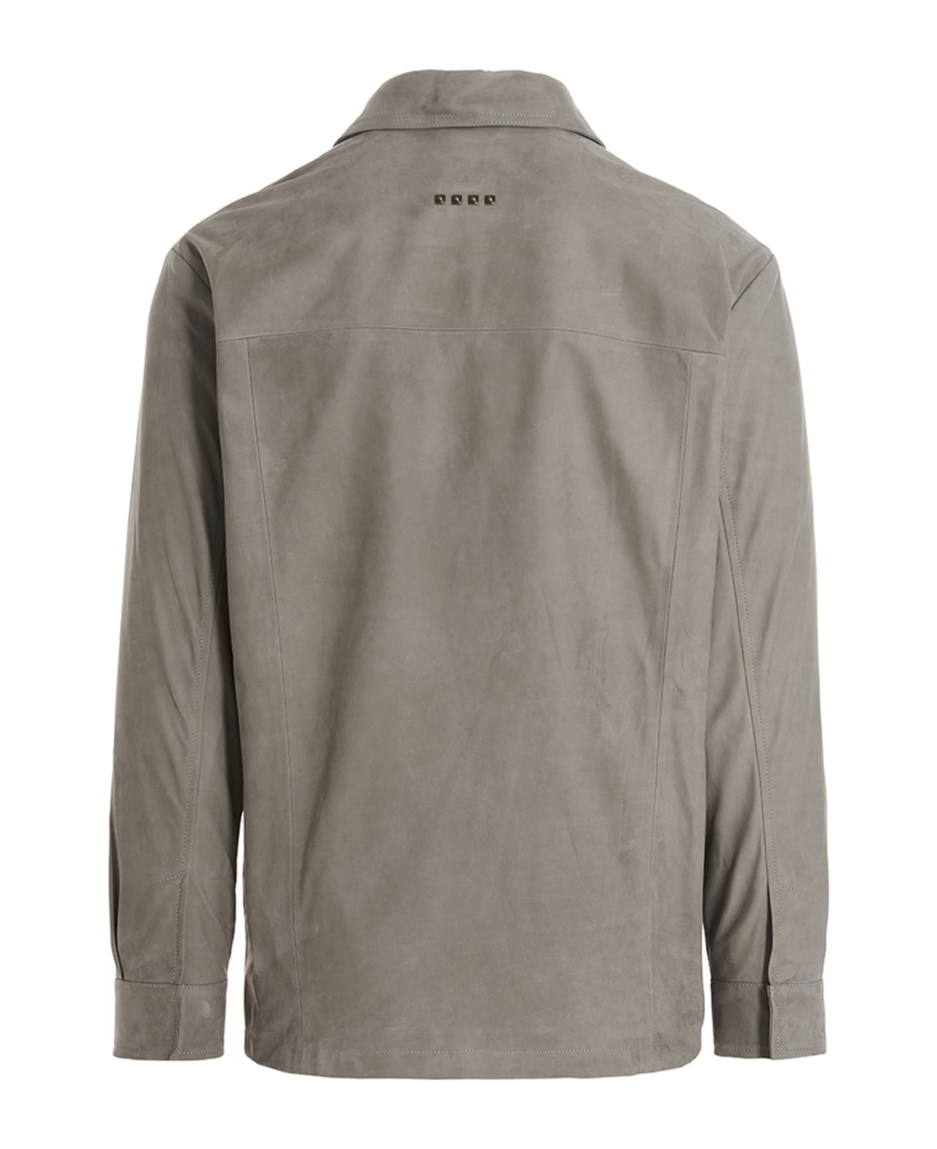 Etro Leather Shirt - Gray シャツ
