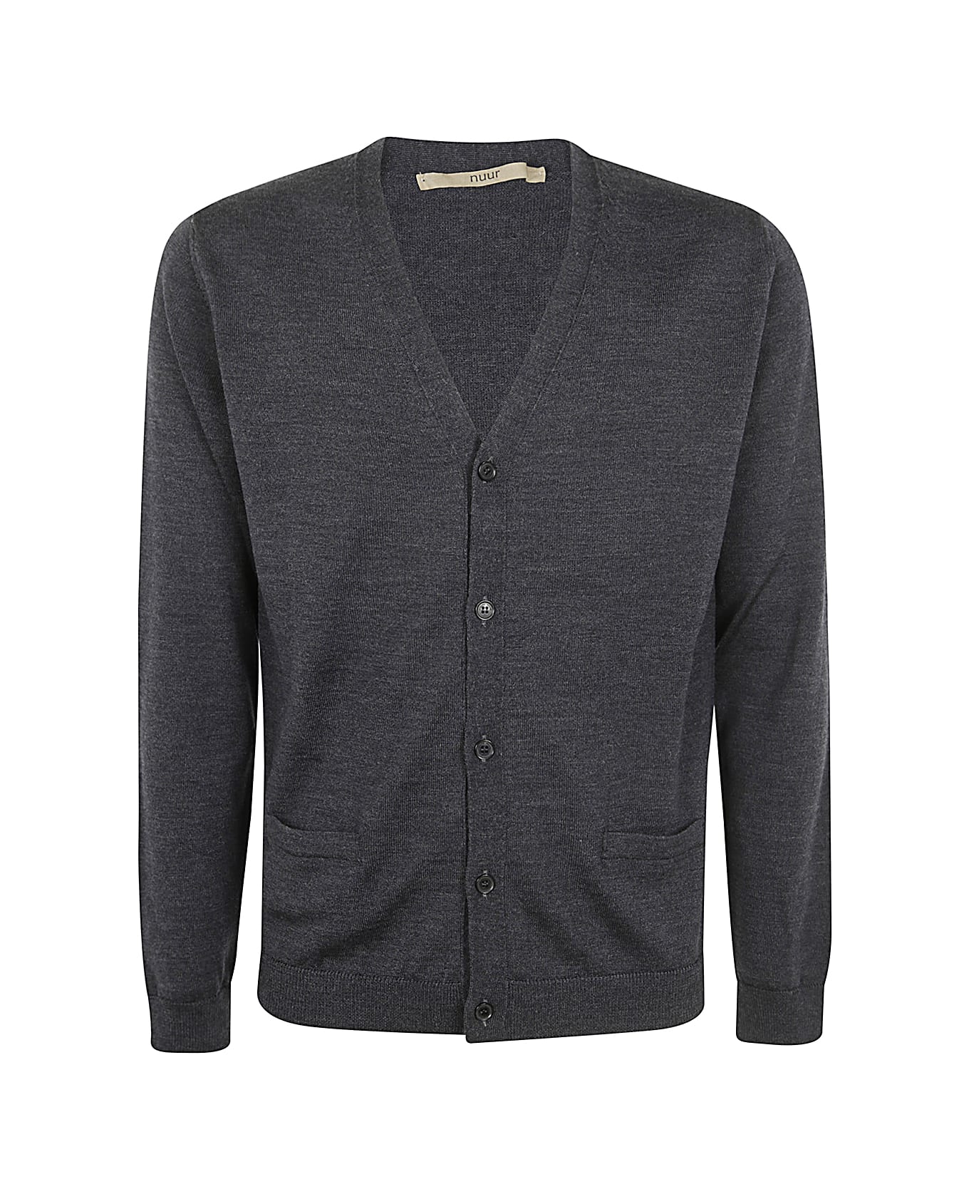 Nuur V-neck Cardigan - Anthracyte