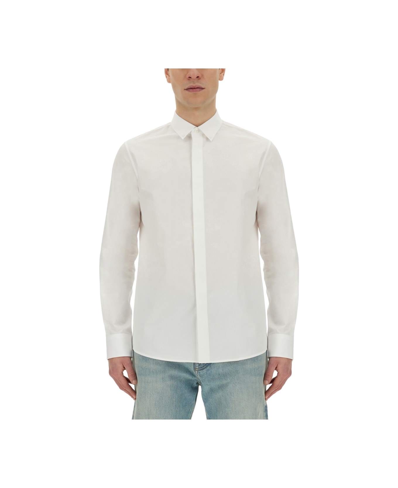 Valentino "rockstud Untitled" Studded Shirt - WHITE