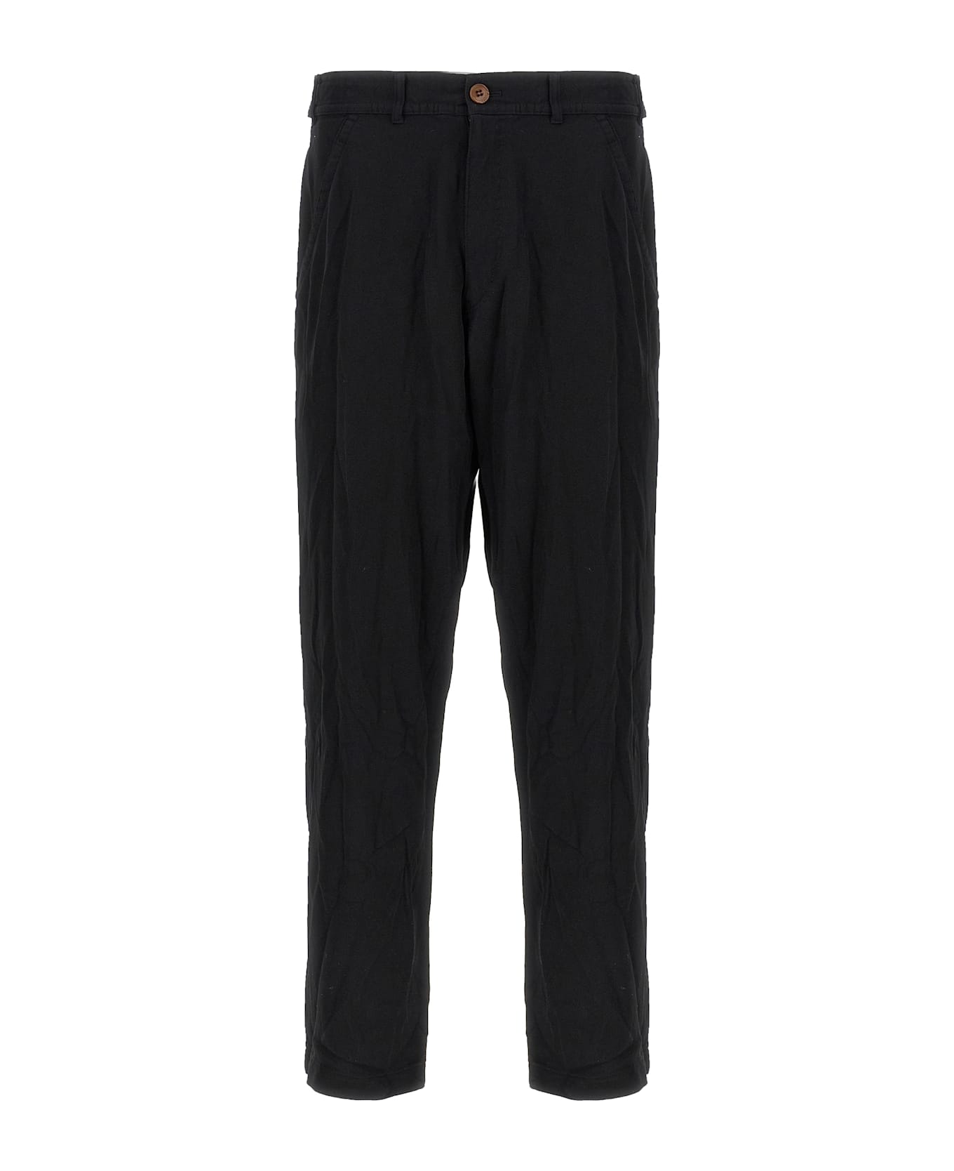 Comme des Garçons Shirt Crinkled Pants - Black  