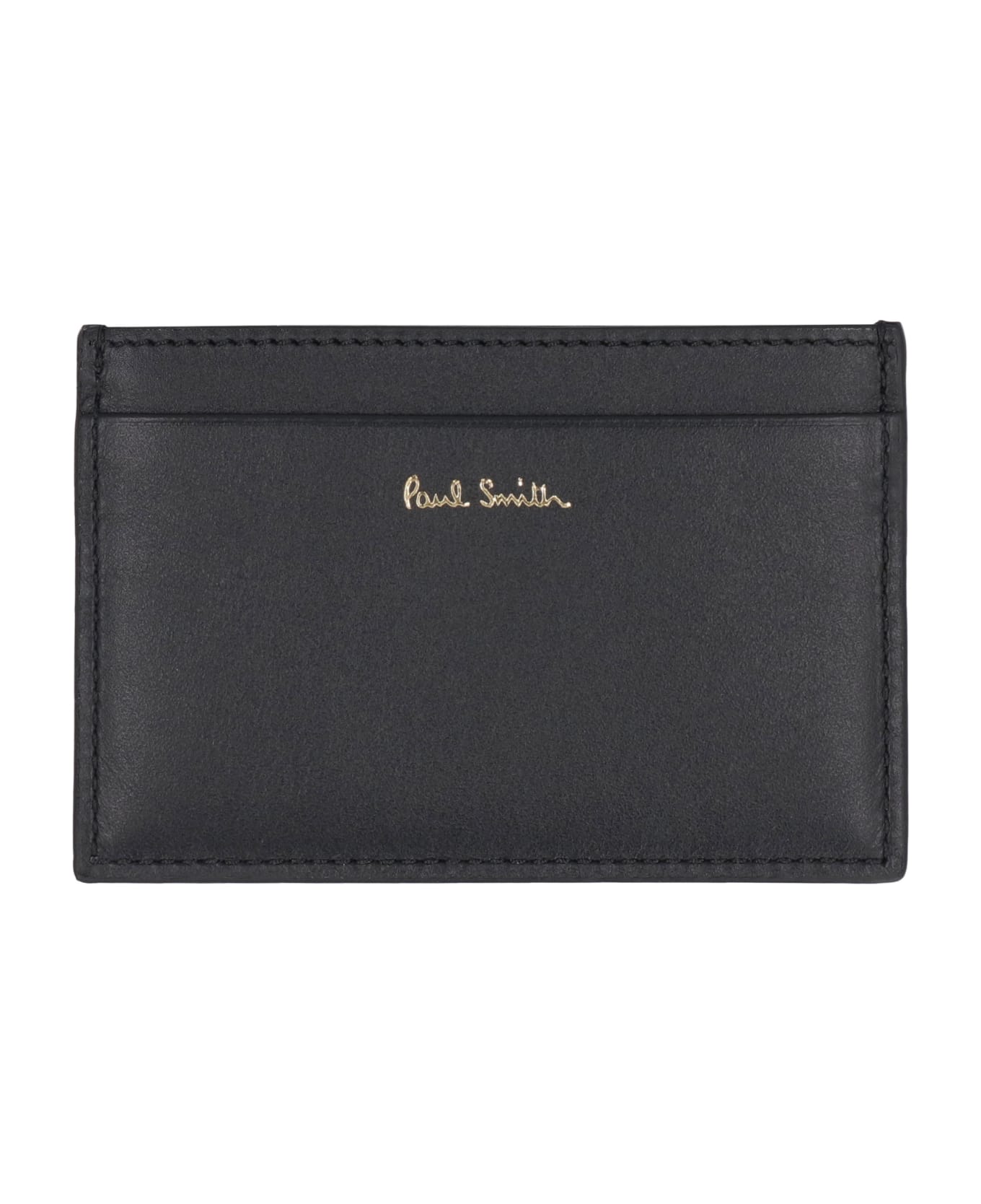 Paul Smith Leather Card Holder - black 財布