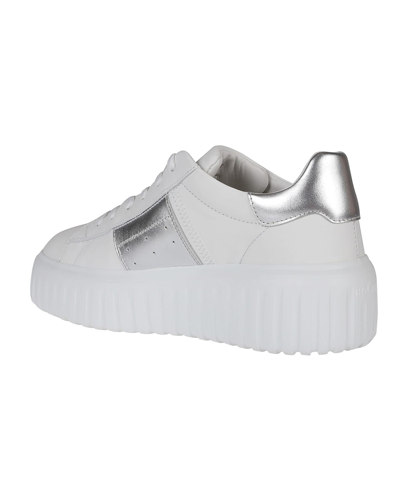 Hogan H-stripes Sneakers - Bianco/argento