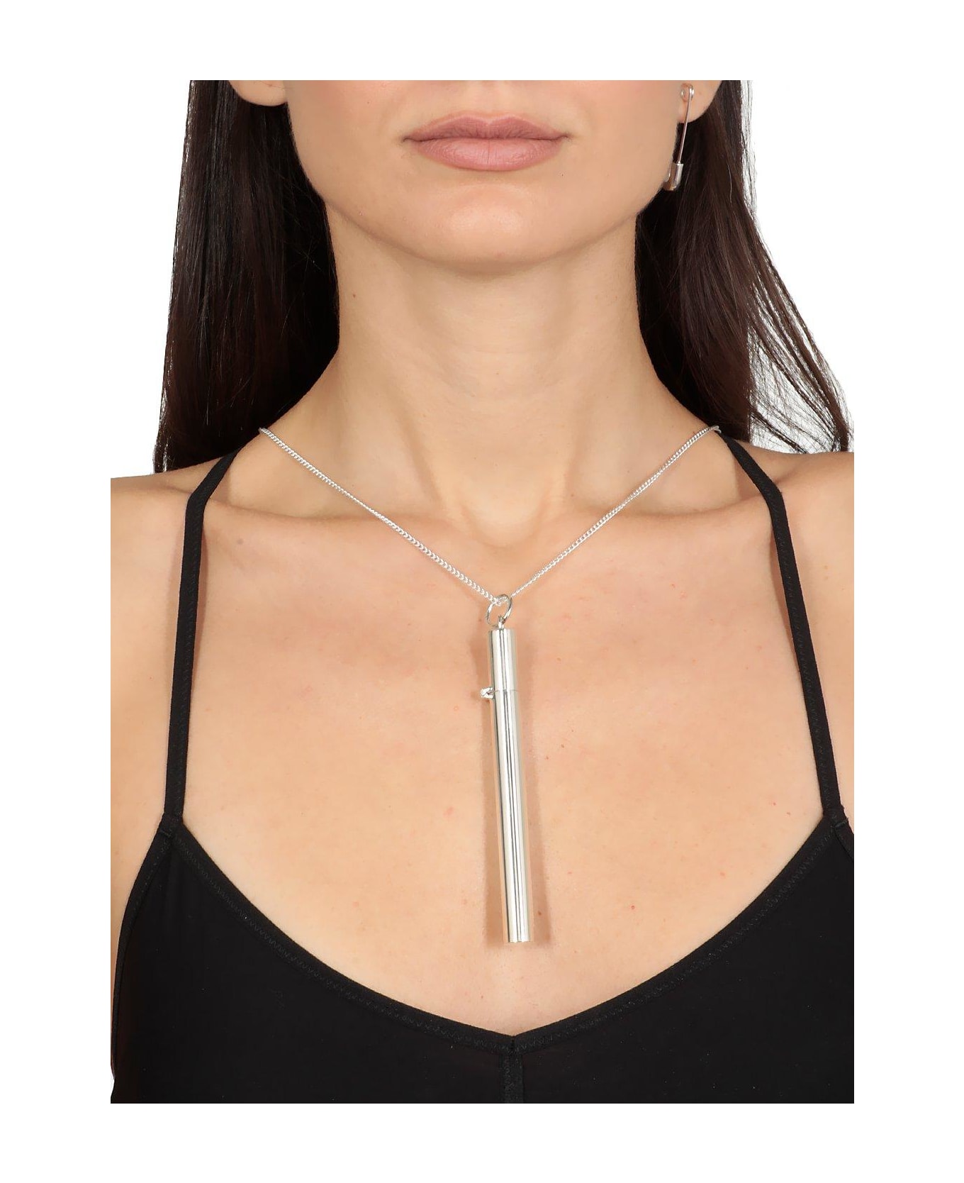 AMBUSH Cigarette Case Pendant Necklace - Silver ネックレス