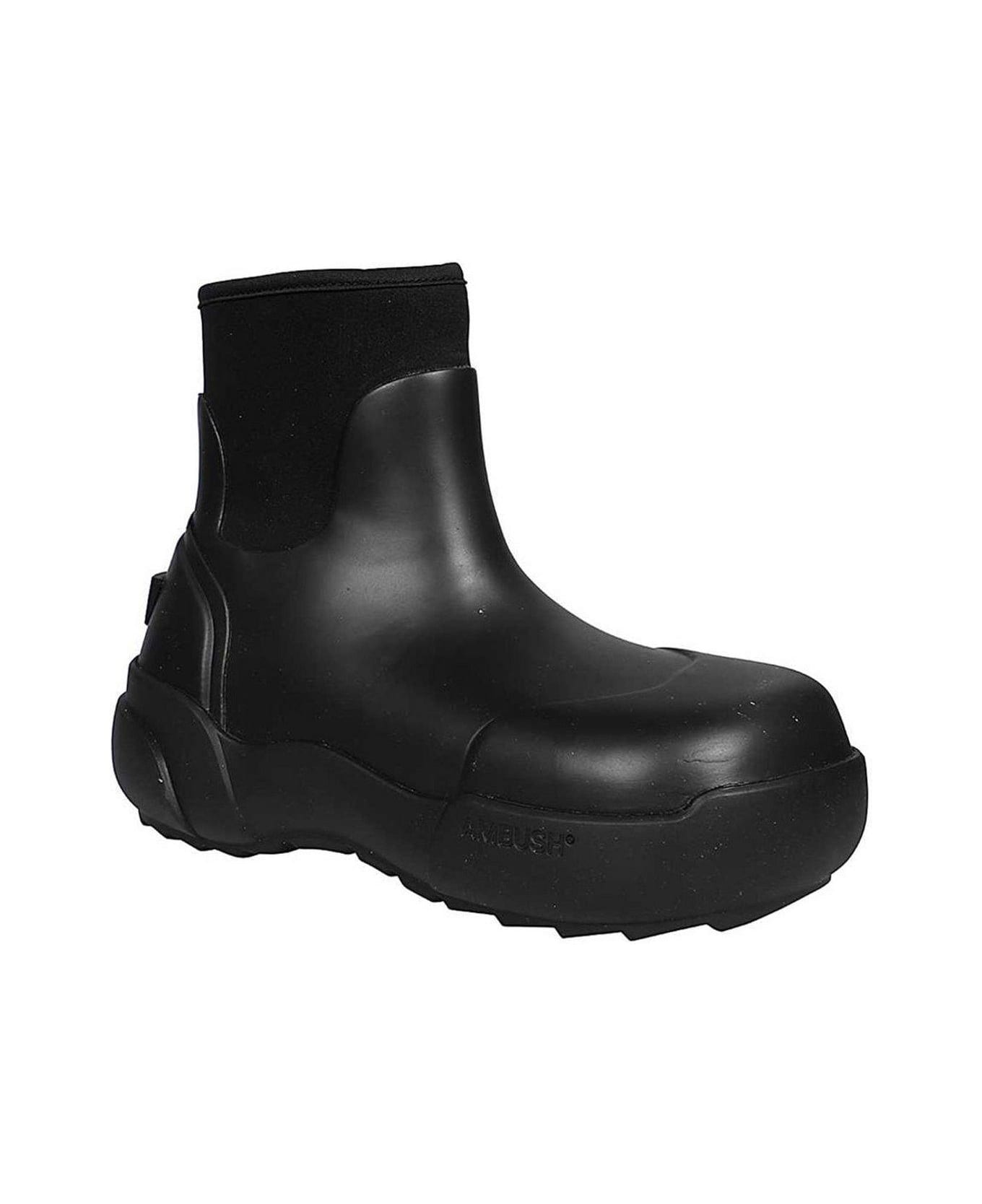 AMBUSH Square-toe Chunky Sole Ankle Boots
