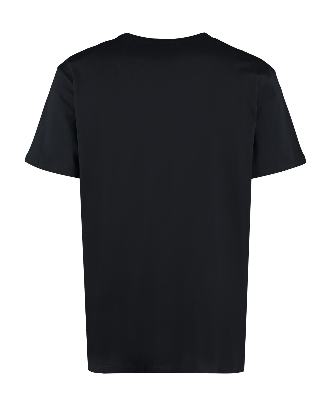 Alexander McQueen Printed Cotton T-shirt - Nero