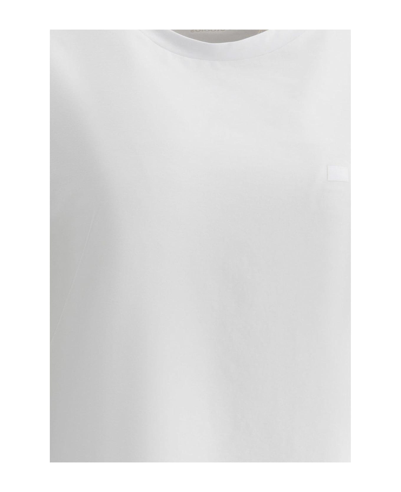 Acne Studios Regular Fit T-shirt - bianco