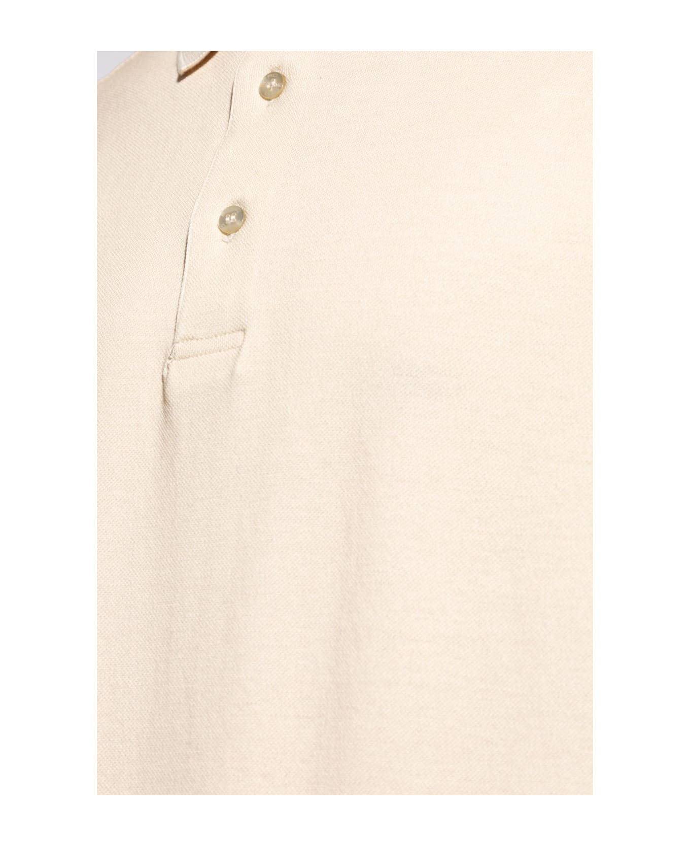 Etro Polo With Logo - Yellow Cream