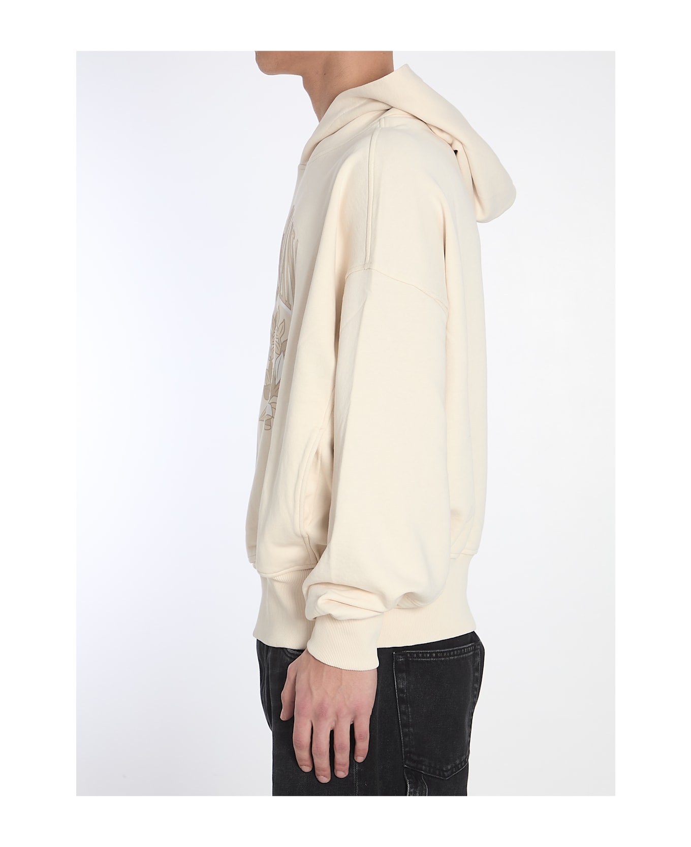 Dolce & Gabbana Hoodie With Embroidery - Panna