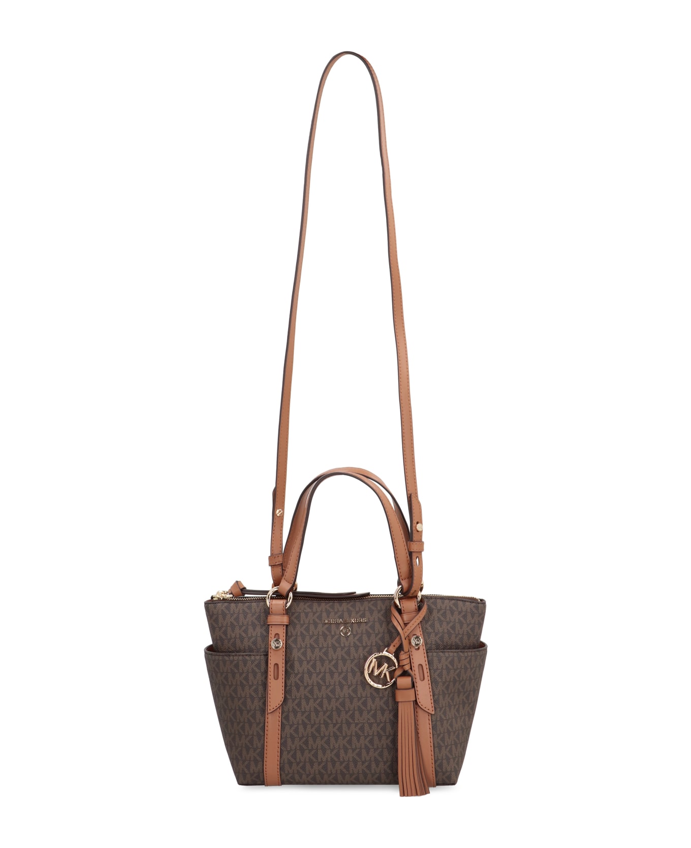 MICHAEL Michael Kors Sullivan Coated Canvas Tote - brown