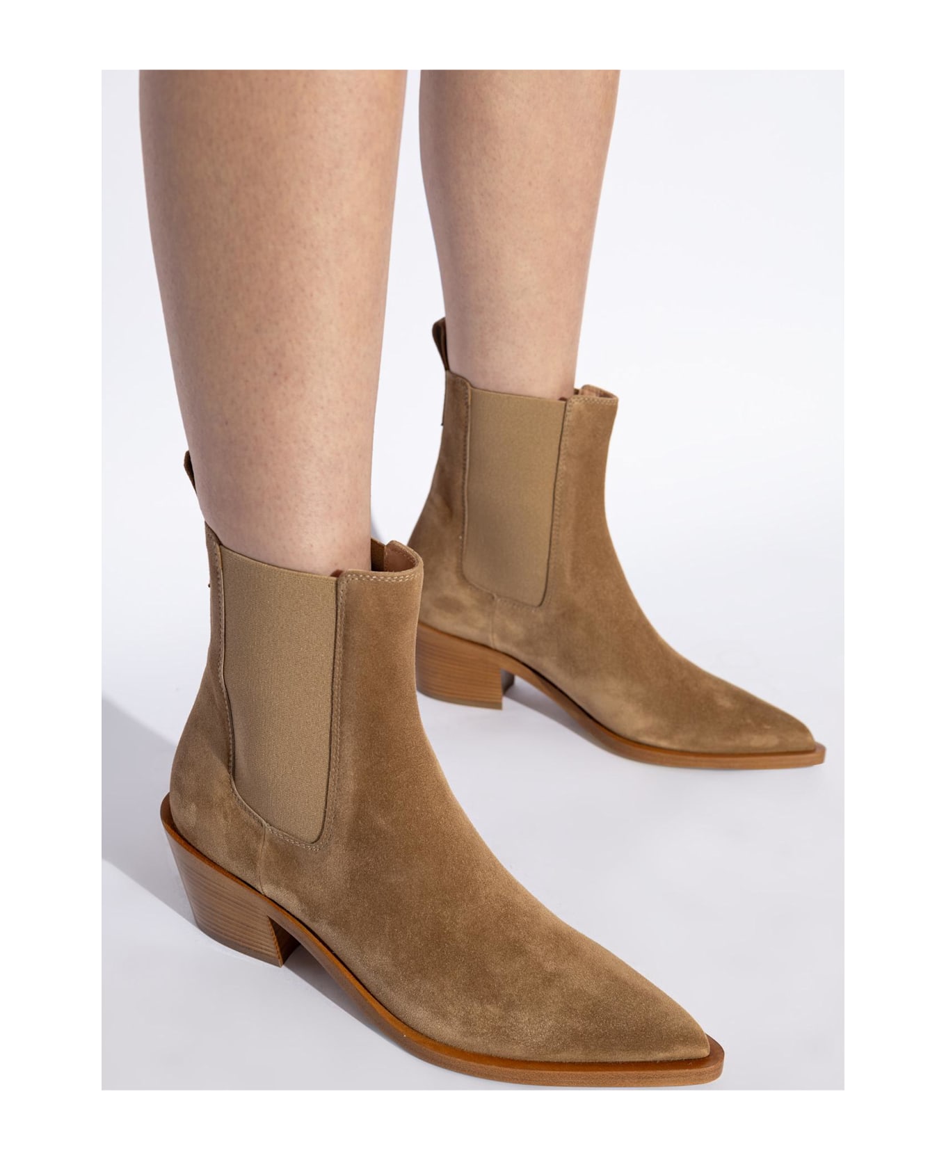 Gianvito Rossi Heeled Ankle Boots 
wylie
 - Beige