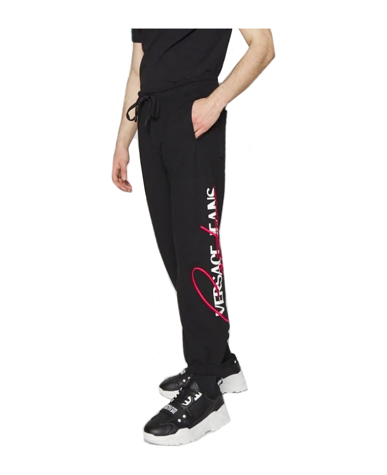 Versace Jeans Couture Jeans Couture Cotton Sweatpants - Black